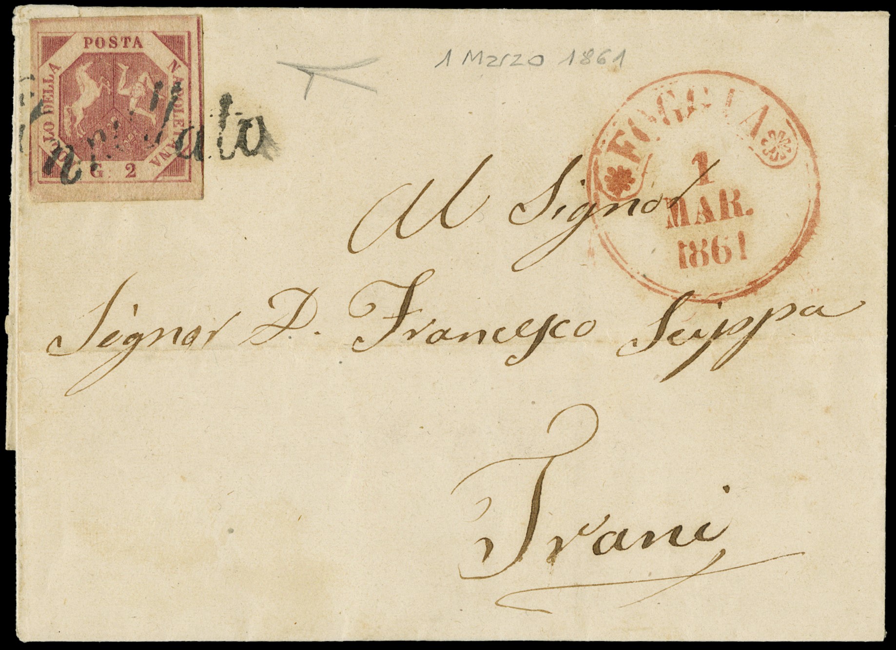 Lot 172 - napoli posta ordinaria - Zanaria Aste s.r.l. 9th Philatelic Auction Lot 172 - napoli posta ordinaria - Zanaria Aste s.r.l. 9th Philatelic Auction