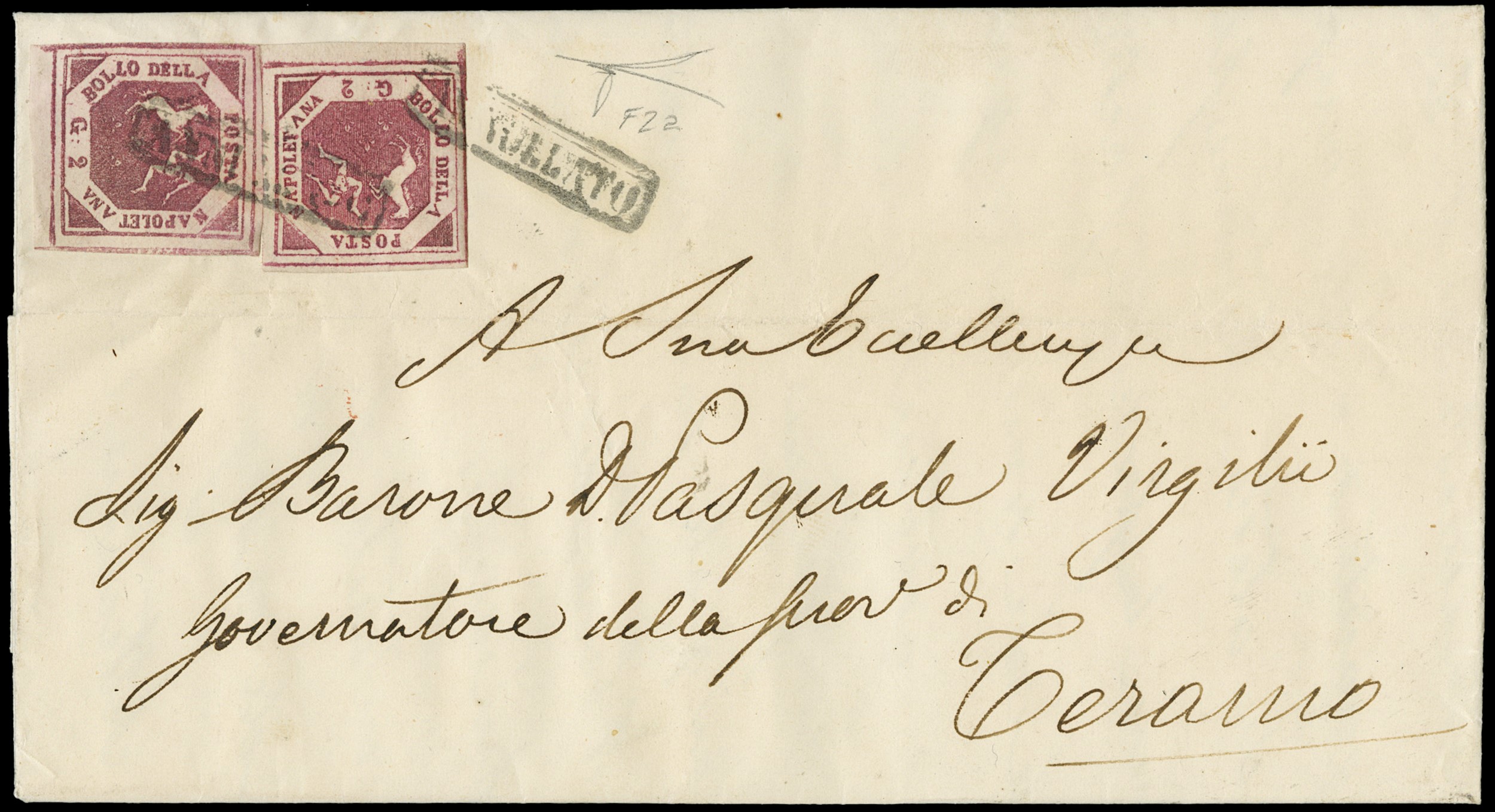Lot 178 - napoli Falsi per servire - Zanaria Aste s.r.l. 9th Philatelic Auction Lot 178 - napoli Falsi per servire - Zanaria Aste s.r.l. 9th Philatelic Auction