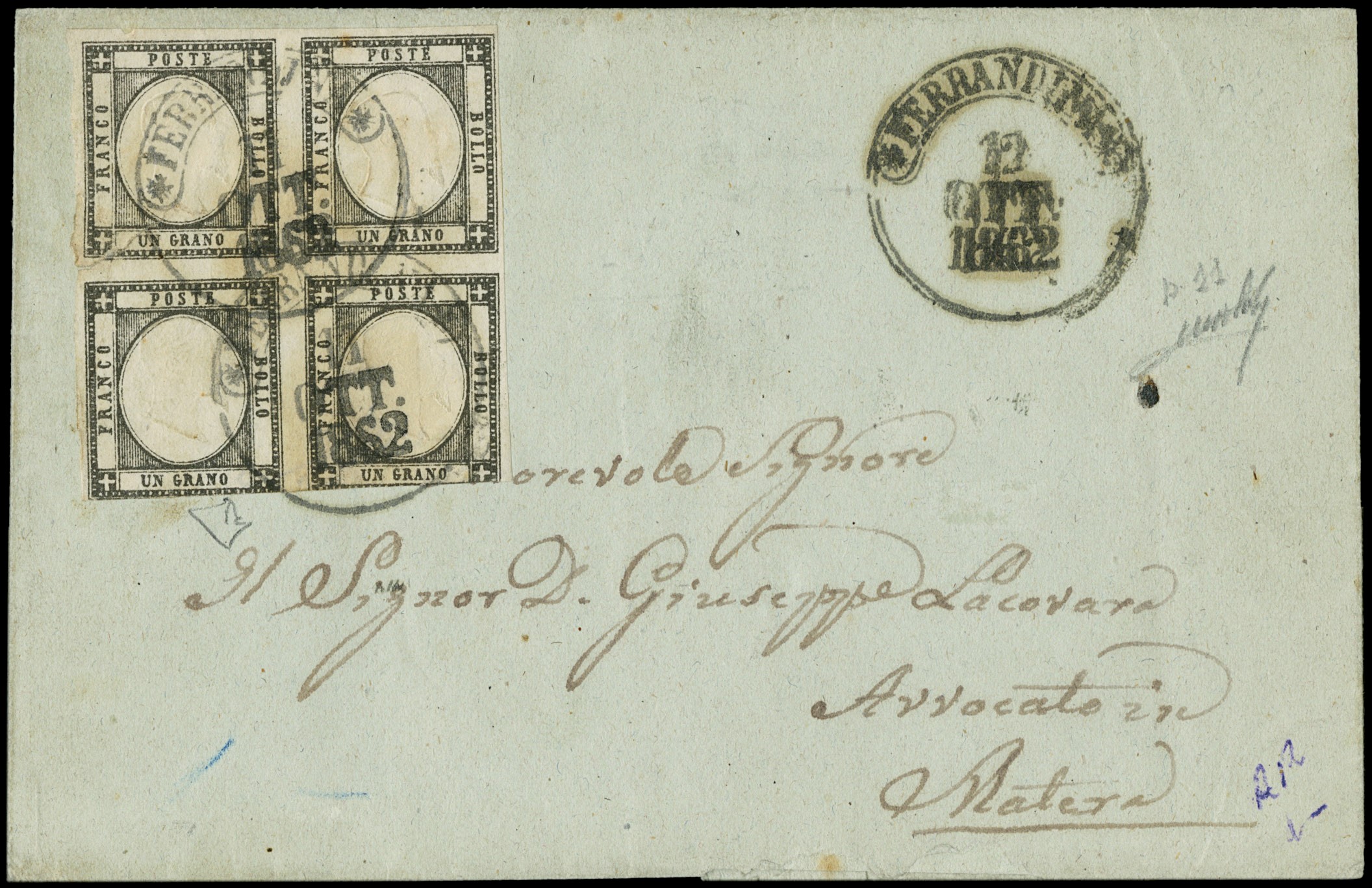 Lot 186 - NAPOLI PROVINCE posta ordinaria - Zanaria Aste s.r.l. 9th Philatelic Auction Lot 186 - NAPOLI PROVINCE posta ordinaria - Zanaria Aste s.r.l. 9th Philatelic Auction