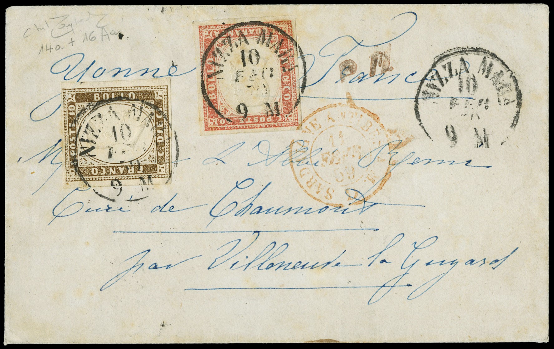 Lot 335 - sardegna posta ordinaria -  Zanaria Aste s.r.l. 9th Philatelic Auction