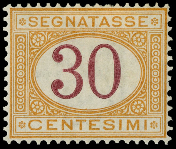 Lot 1169 - ITALIA REGNO SEGNATASSE -  Zanaria Aste s.r.l. 9th Philatelic Auction