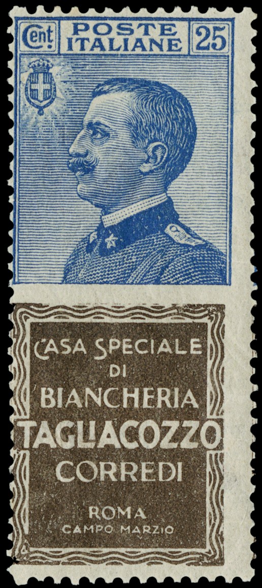 Lot 1184 - ITALIA REGNO PUBBLICITARI - Zanaria Aste s.r.l. 9th Philatelic Auction Lot 1184 - ITALIA REGNO PUBBLICITARI - Zanaria Aste s.r.l. 9th Philatelic Auction