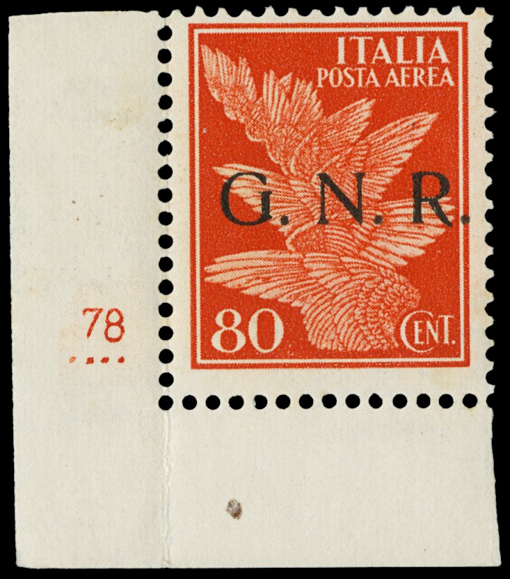 Lot 1221 - ITALIA RSI posta aerea -  Zanaria Aste s.r.l. 9th Philatelic Auction