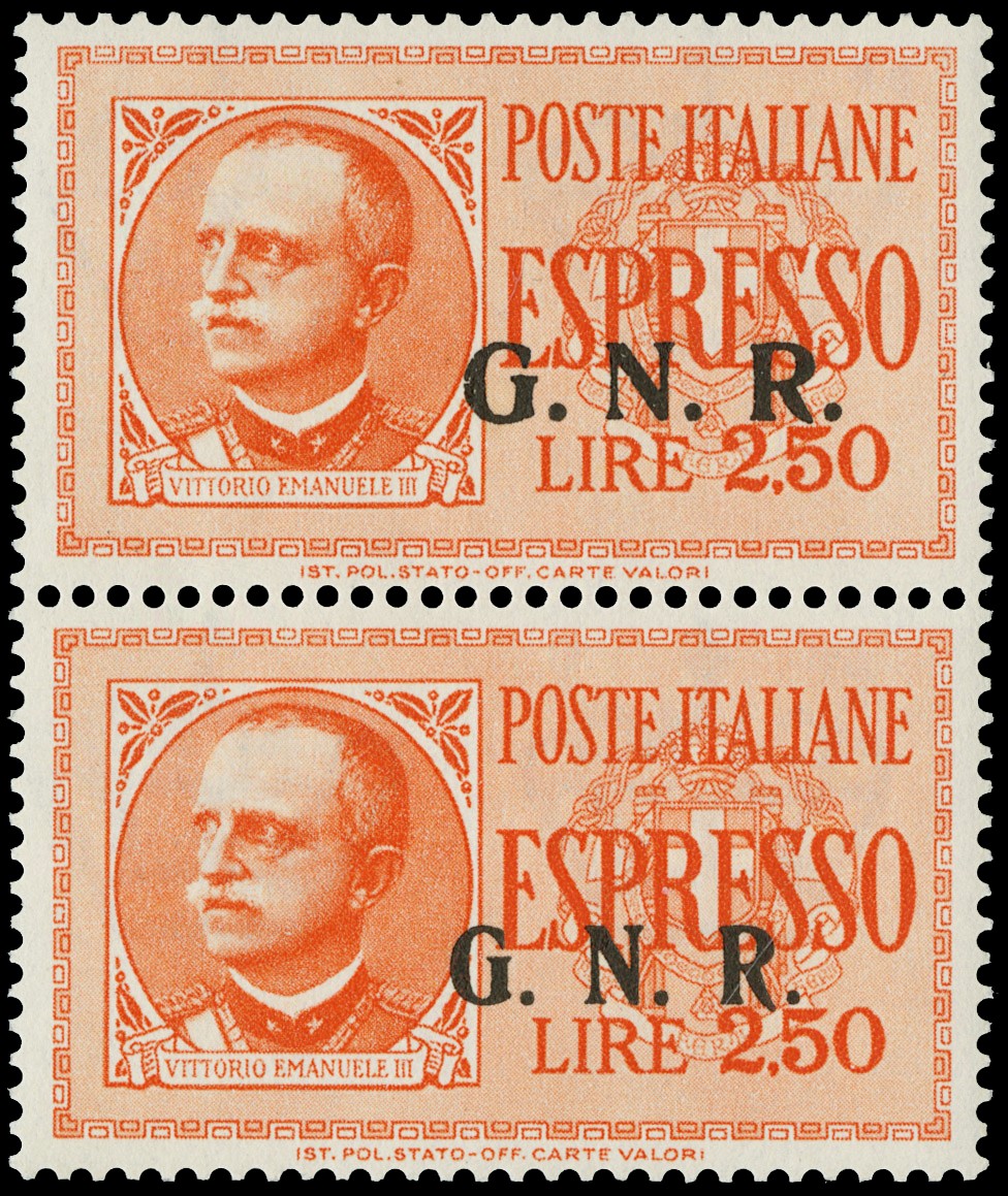 Lot 1233 - ITALIA RSI ESPRESSI -  Zanaria Aste s.r.l. 9th Philatelic Auction