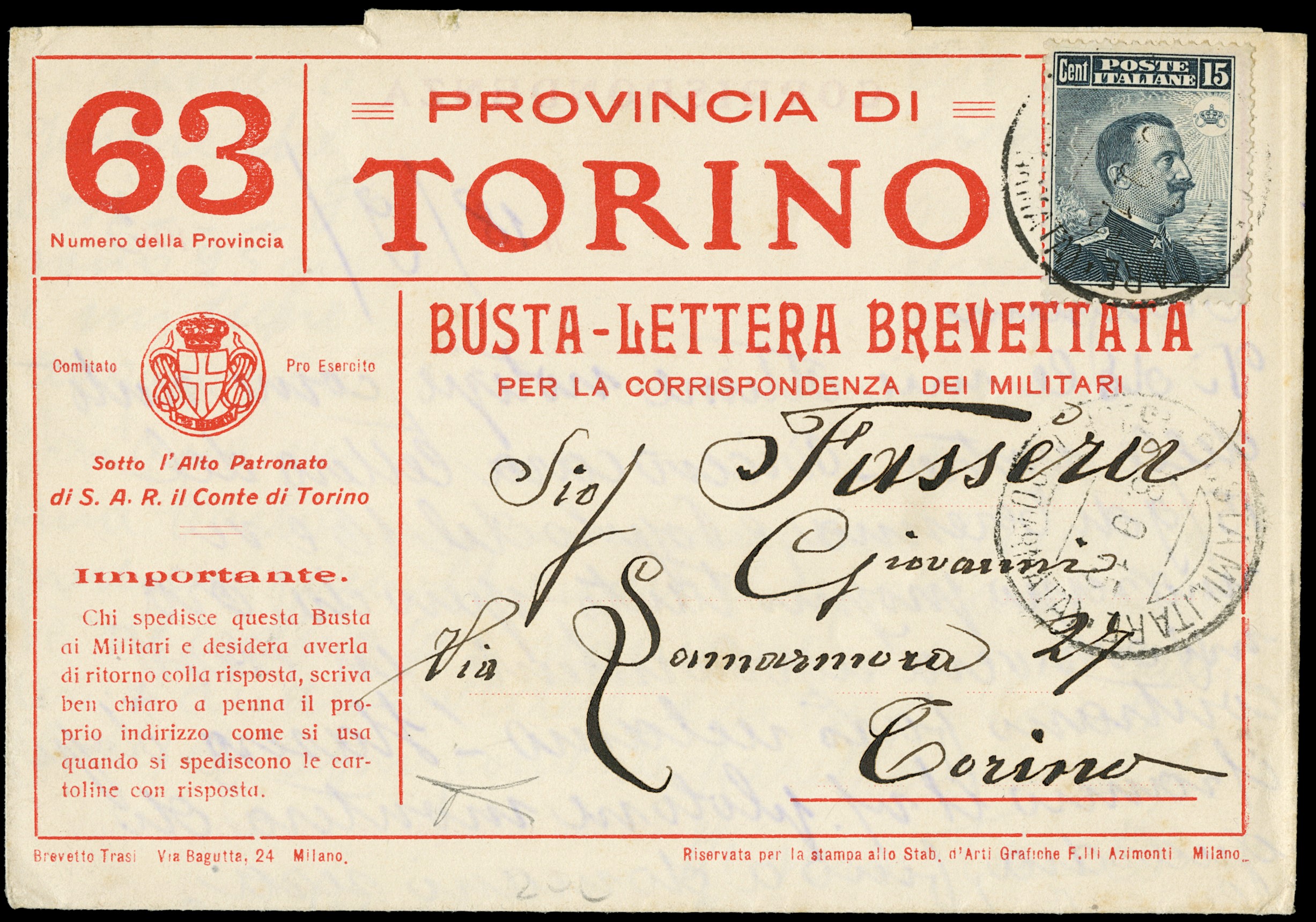 Lot 1111 - ITALIA REGNO PUBBLICITARI -  Zanaria Aste s.r.l. 9th Philatelic Auction