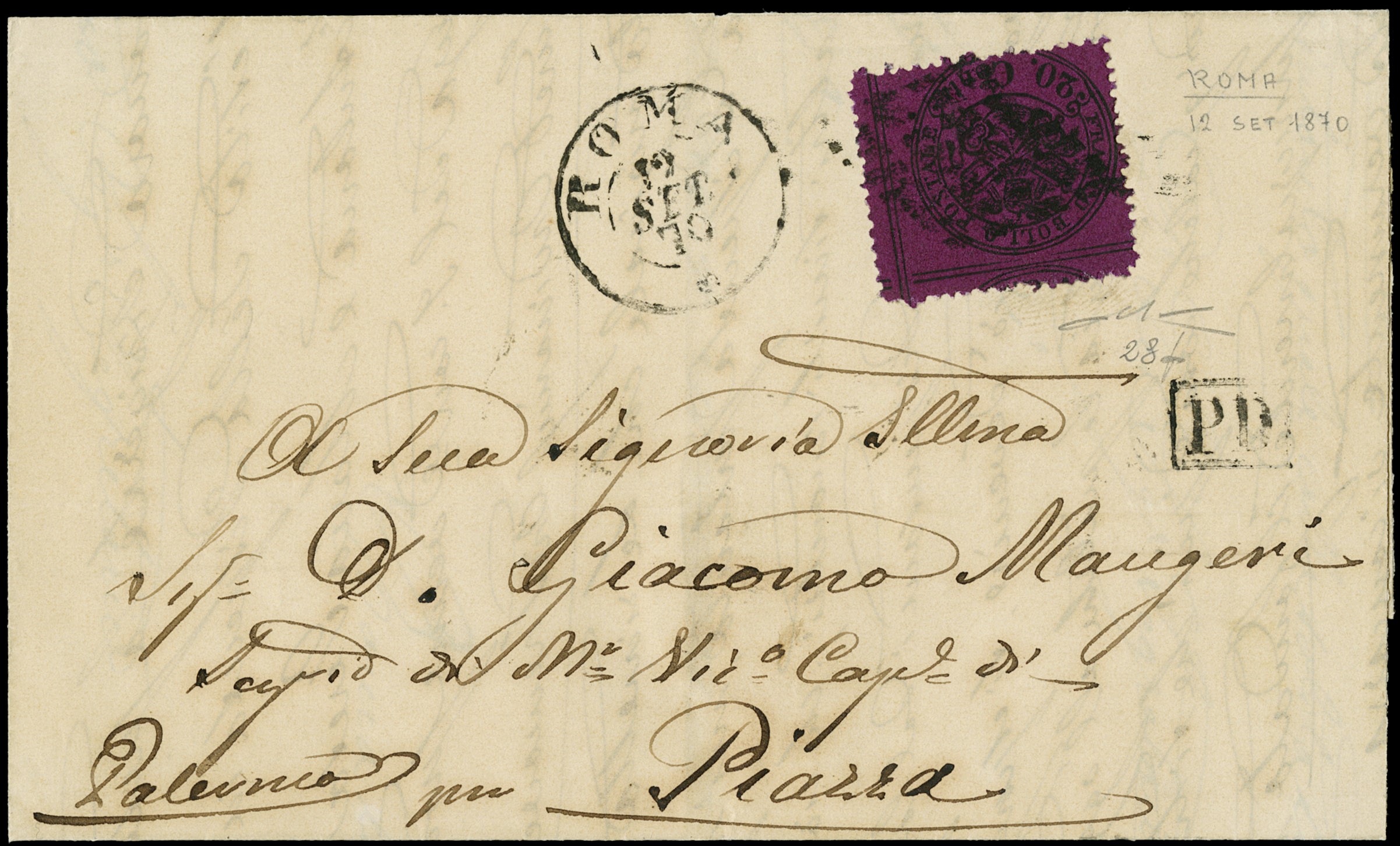 Lot 248 - PONTIFICIO - ROMA 70 Roma 70 - Zanaria Aste s.r.l. 9th Philatelic Auction Lot 248 - PONTIFICIO - ROMA 70 Roma 70 - Zanaria Aste s.r.l. 9th Philatelic Auction