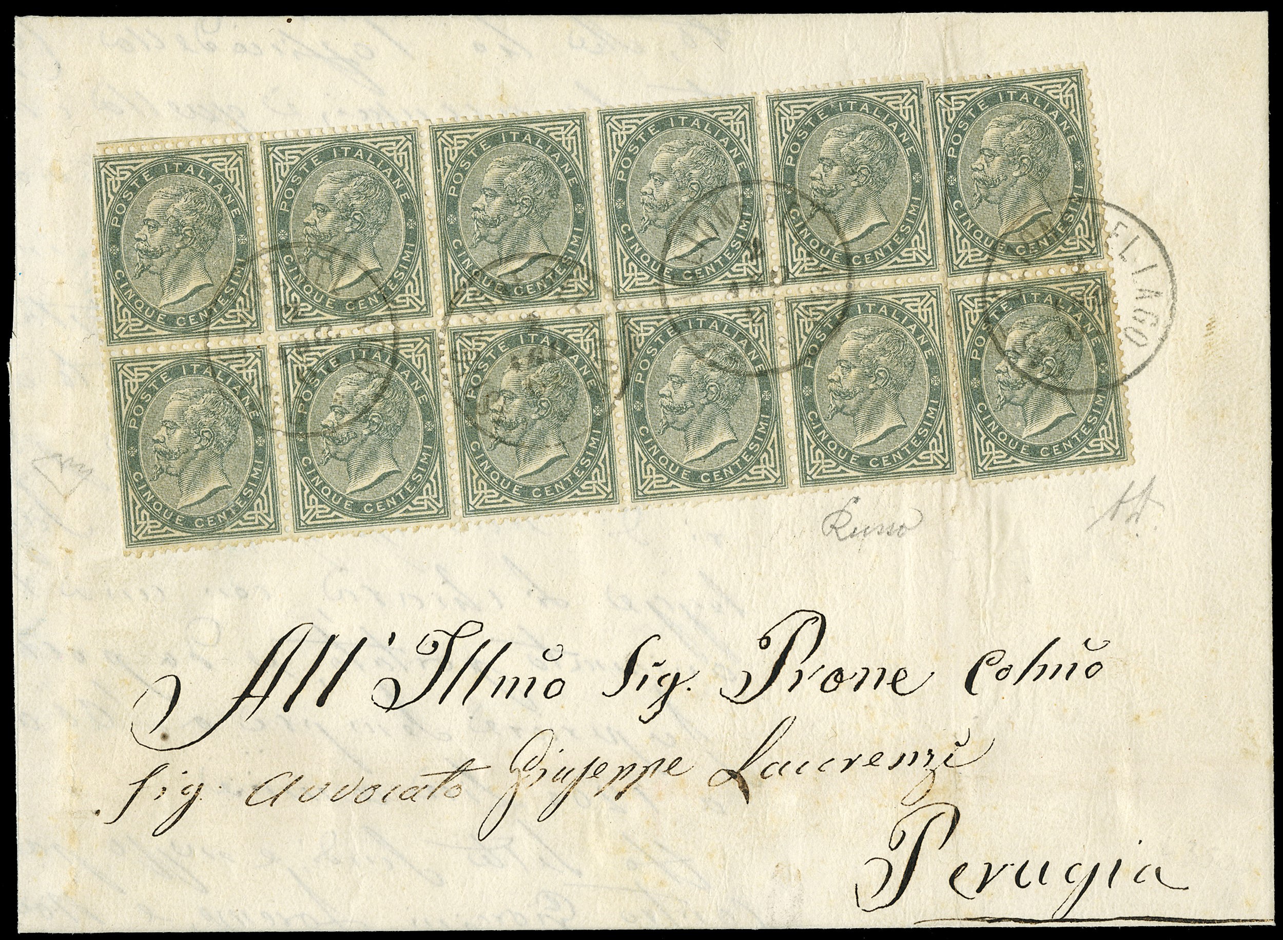 Lot 1029 - ITALIA REGNO posta ordinaria - Zanaria Aste s.r.l. 9th Philatelic Auction Lot 1029 - ITALIA REGNO posta ordinaria - Zanaria Aste s.r.l. 9th Philatelic Auction