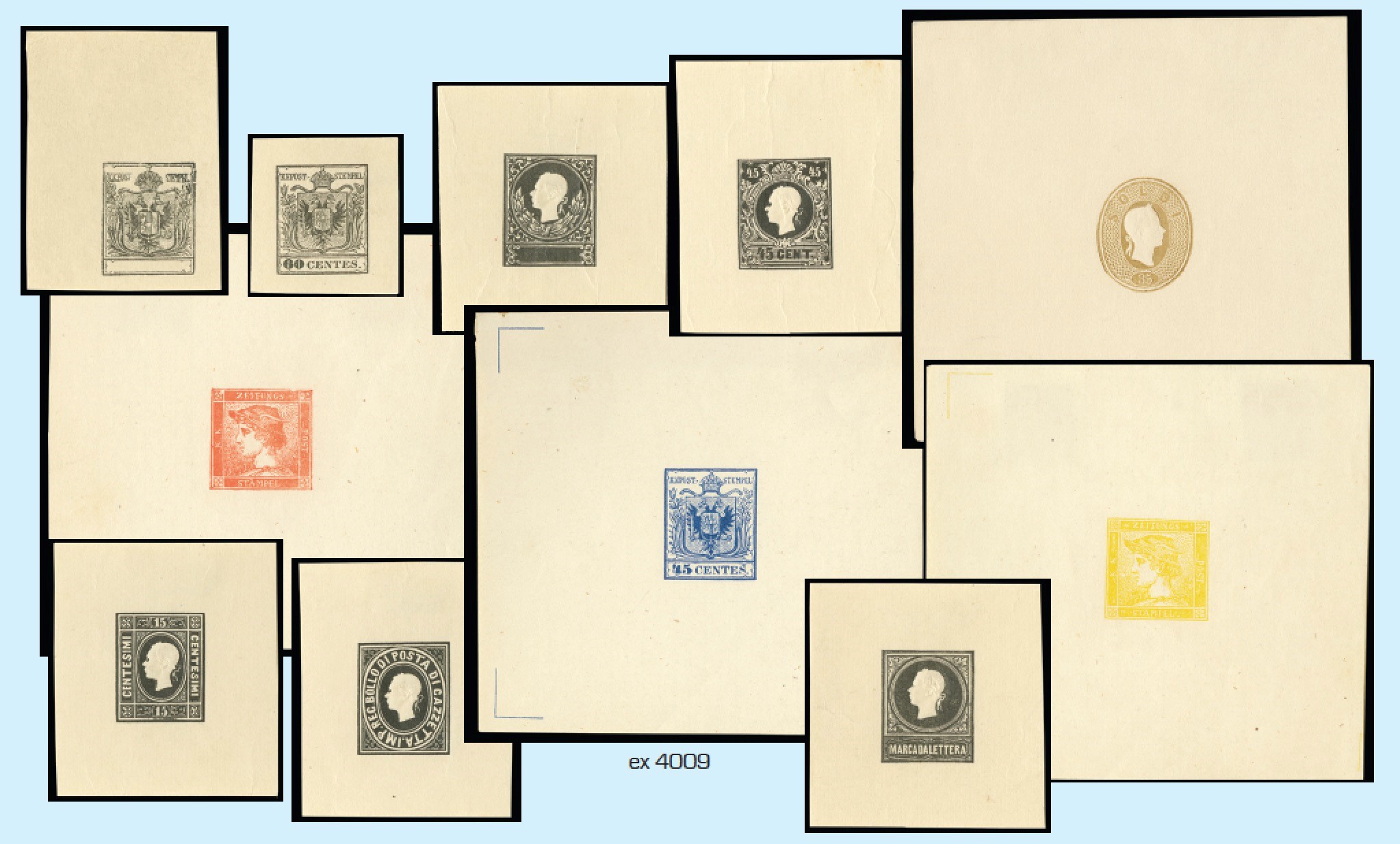 Lot 4009 - lombardo veneto lotti e collezioni -  Zanaria Aste s.r.l. 9th Philatelic Auction