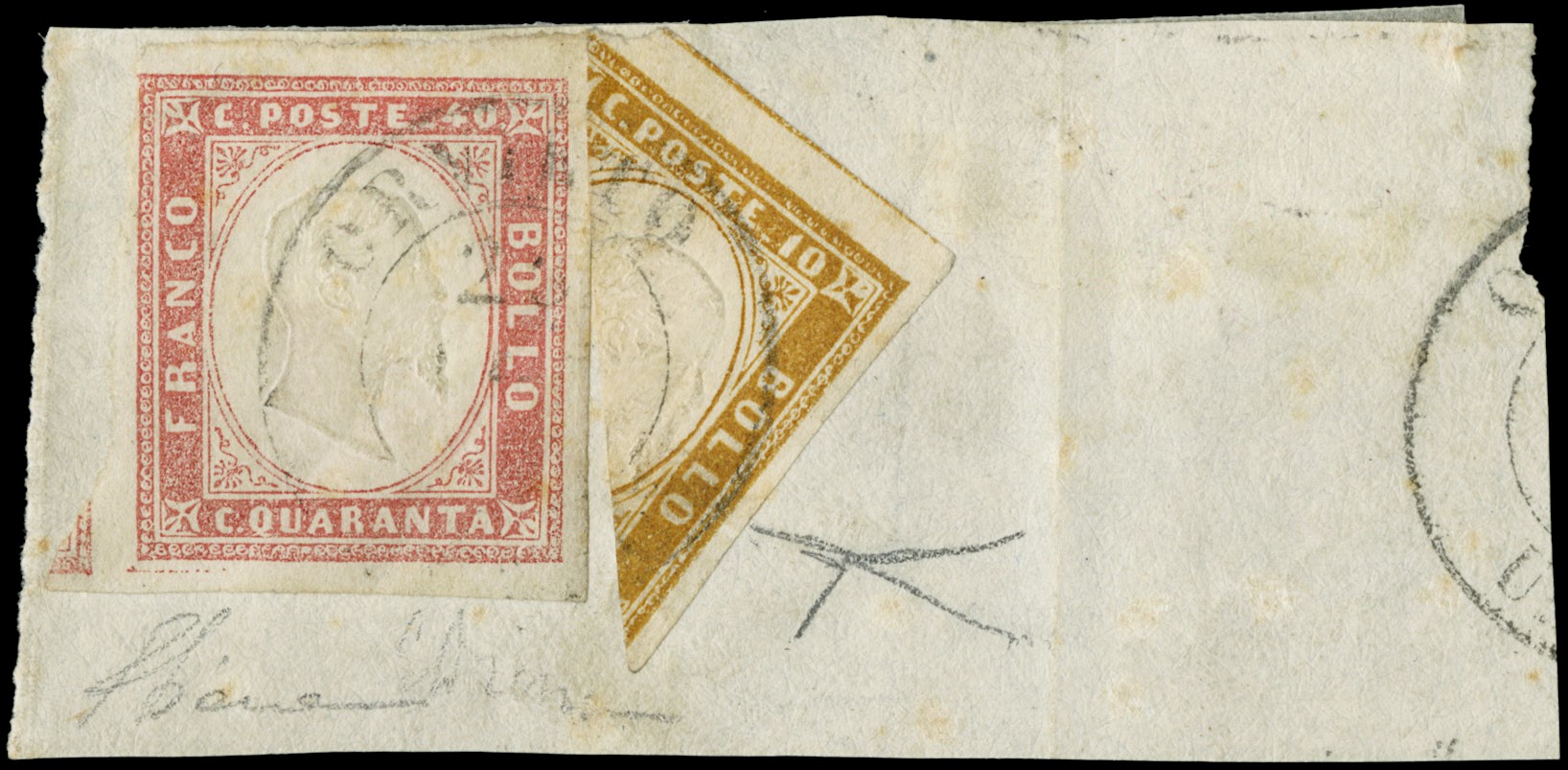 Lot 345 - sardegna posta ordinaria -  Zanaria Aste s.r.l. 9th Philatelic Auction
