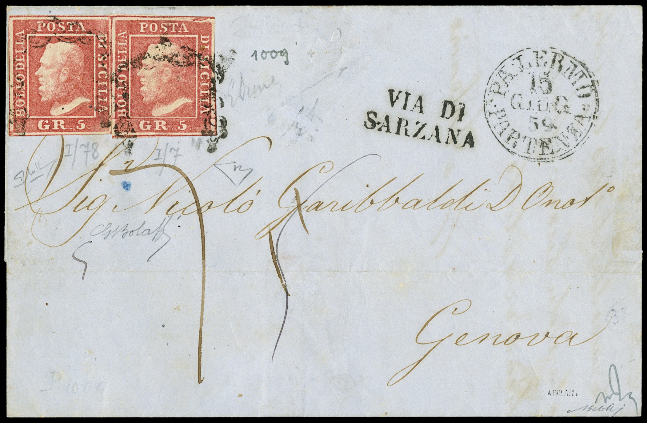 Lot 429 - sicilia posta ordinaria - Zanaria Aste s.r.l. 9th Philatelic Auction Lot 429 - sicilia posta ordinaria - Zanaria Aste s.r.l. 9th Philatelic Auction