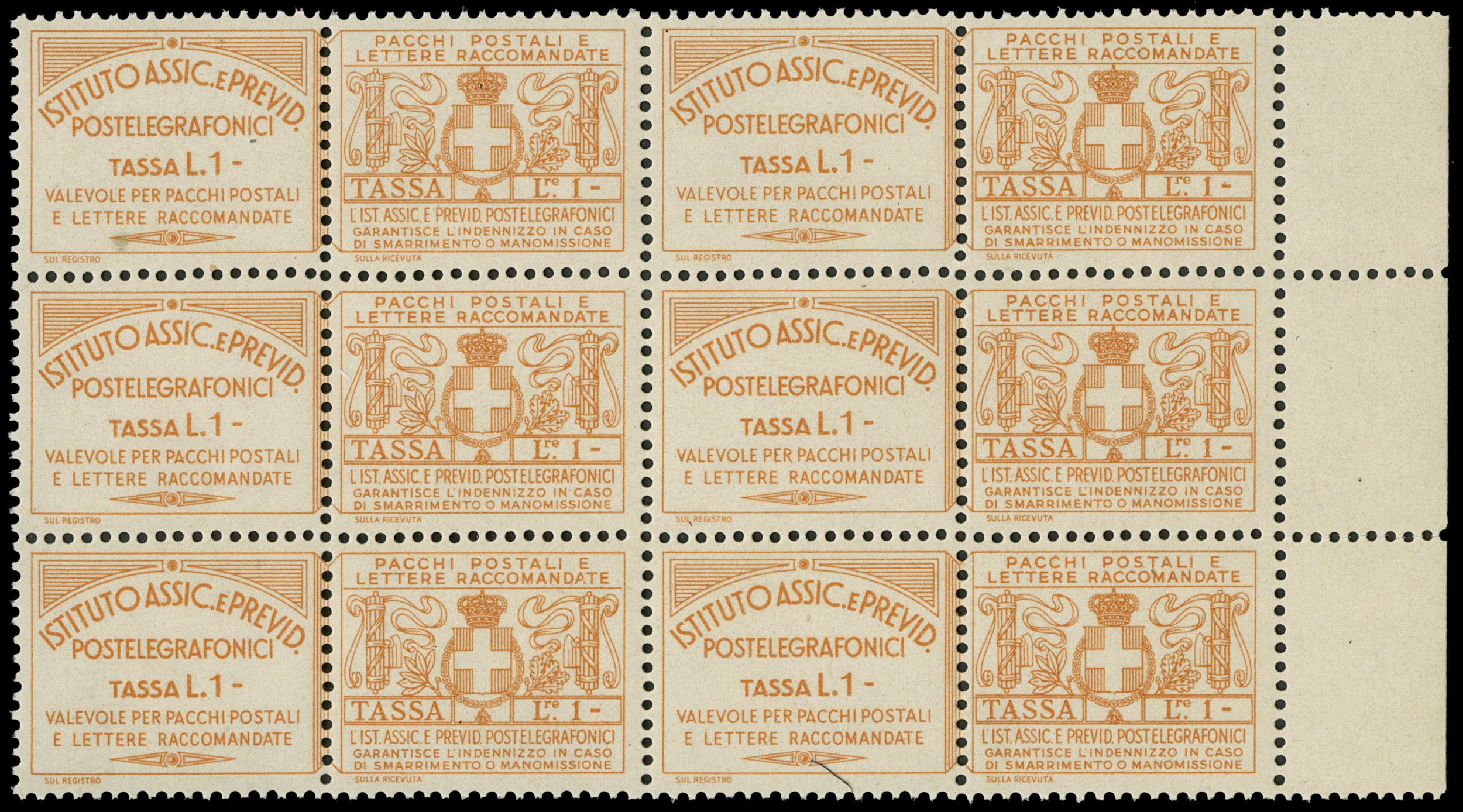 Lot 1161 - ITALIA REGNO Francobolli Assicurativi -  Zanaria Aste s.r.l. 9th Philatelic Auction