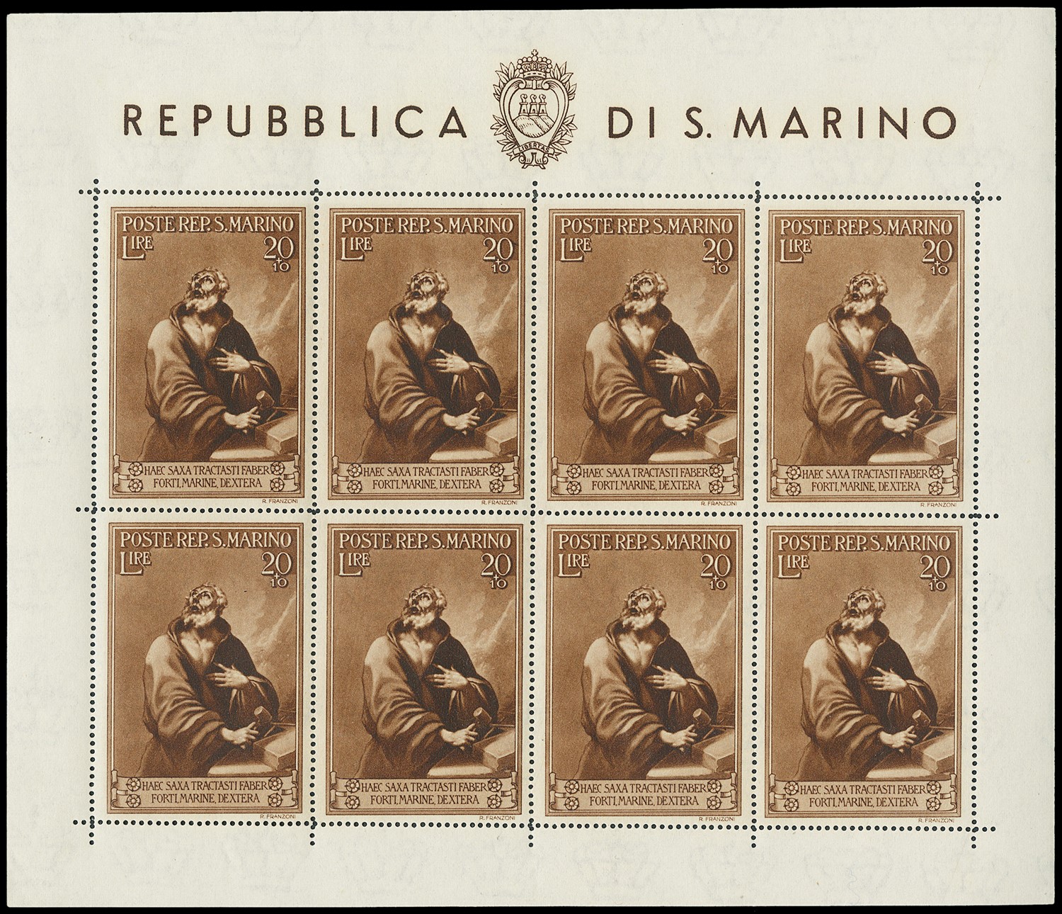 Lot 5155 - San Marino foglietti -  Zanaria Aste s.r.l. 9th Philatelic Auction