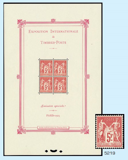 Lot 5219 - francia foglietti - Zanaria Aste s.r.l. 9th Philatelic Auction Lot 5219 - francia foglietti - Zanaria Aste s.r.l. 9th Philatelic Auction