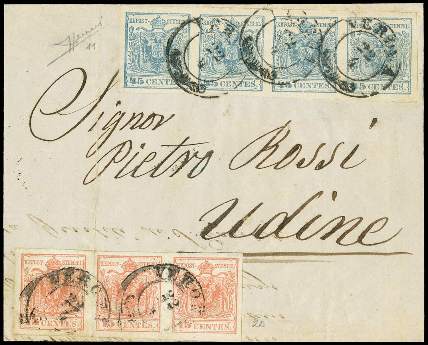 Lot 5004 - lombardo veneto posta ordinaria - Zanaria Aste s.r.l. 9th Philatelic Auction Lot 5004 - lombardo veneto posta ordinaria - Zanaria Aste s.r.l. 9th Philatelic Auction