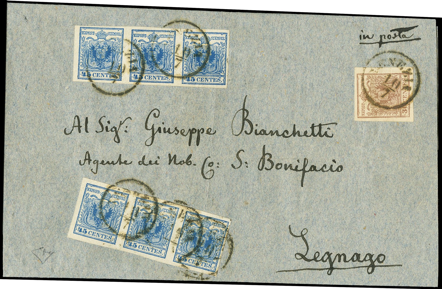 Lot 5005 - lombardo veneto posta ordinaria - Zanaria Aste s.r.l. 9th Philatelic Auction Lot 5005 - lombardo veneto posta ordinaria - Zanaria Aste s.r.l. 9th Philatelic Auction