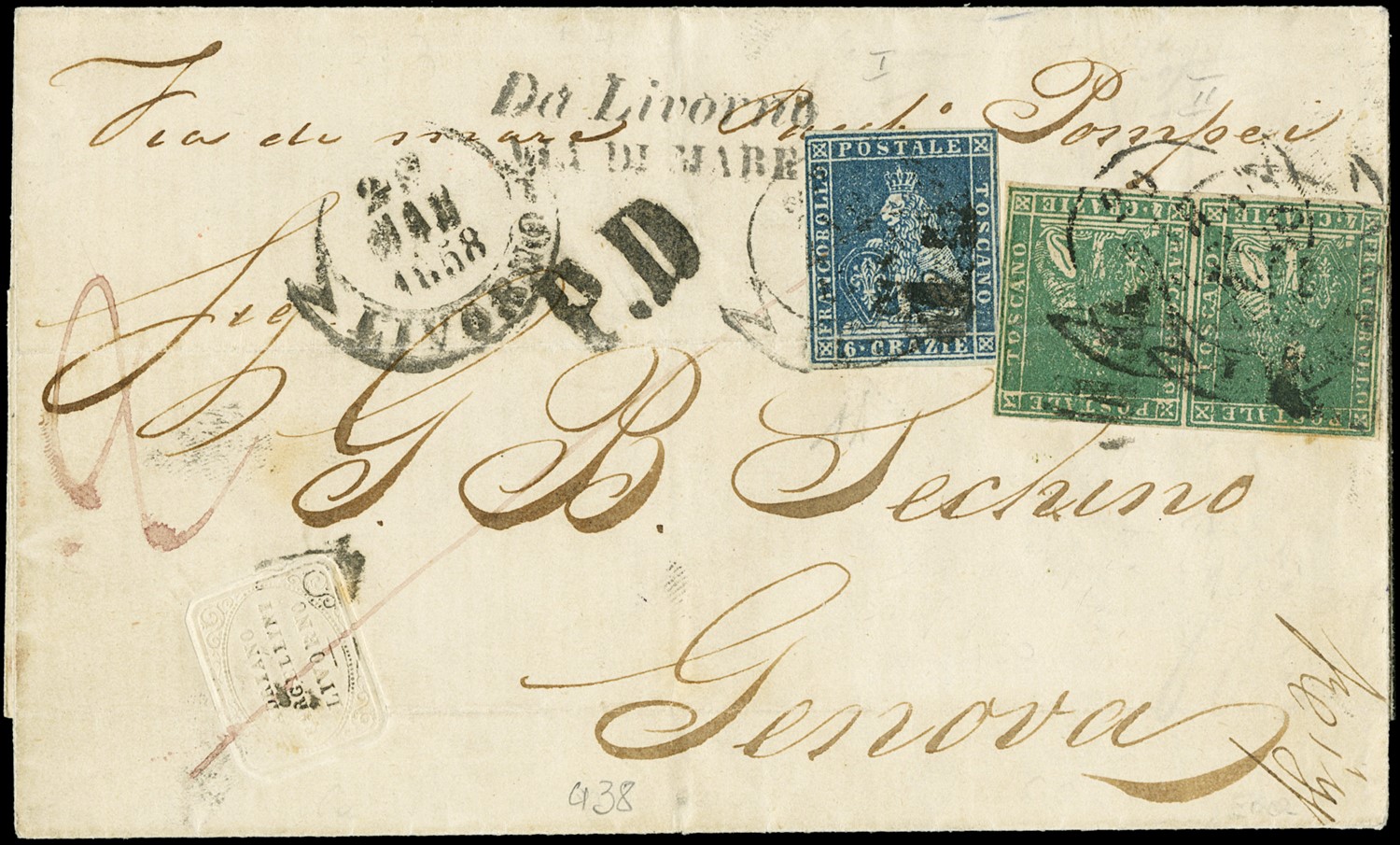 Lot 5035 - toscana posta ordinaria - Zanaria Aste s.r.l. 9th Philatelic Auction Lot 5035 - toscana posta ordinaria - Zanaria Aste s.r.l. 9th Philatelic Auction