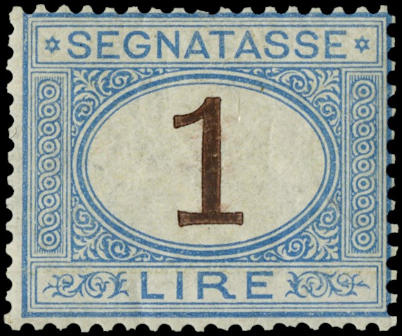 Lot 1173 - ITALIA REGNO SEGNATASSE -  Zanaria Aste s.r.l. 9th Philatelic Auction