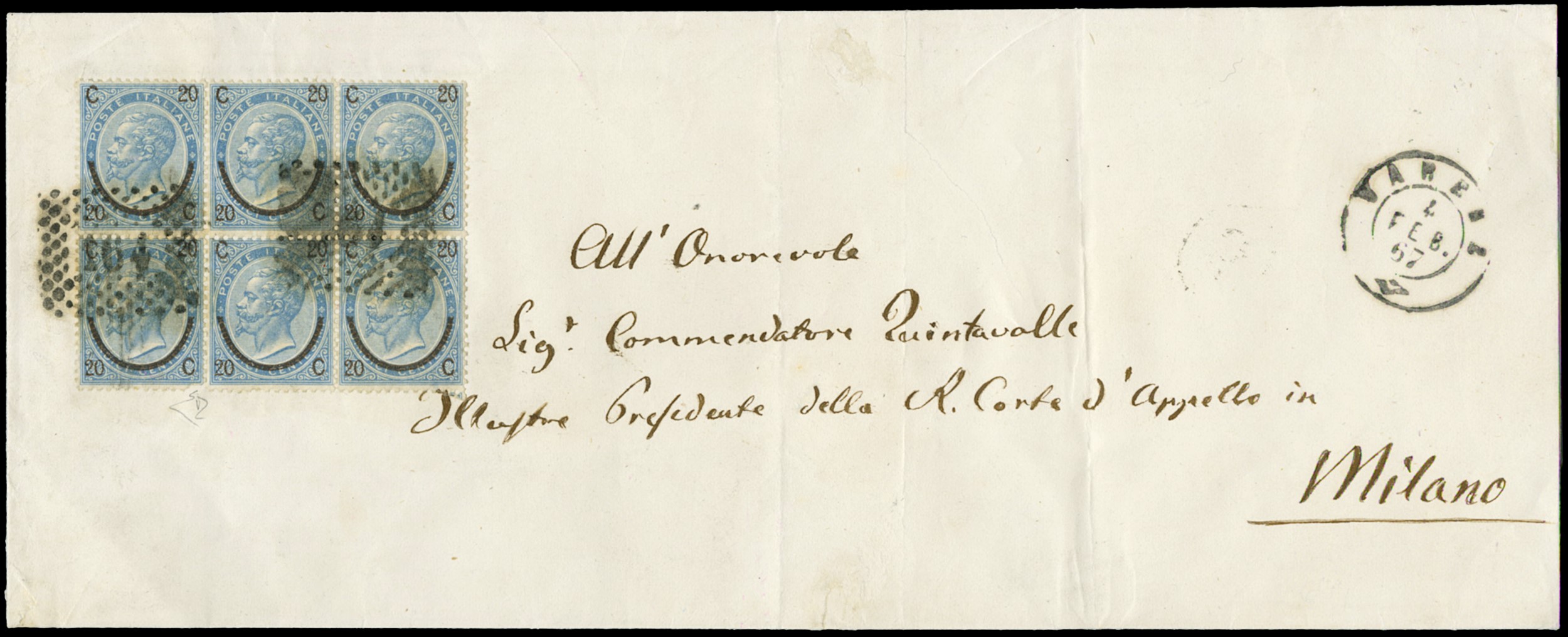 Lot 1068 - ITALIA REGNO posta ordinaria -  Zanaria Aste s.r.l. 9th Philatelic Auction