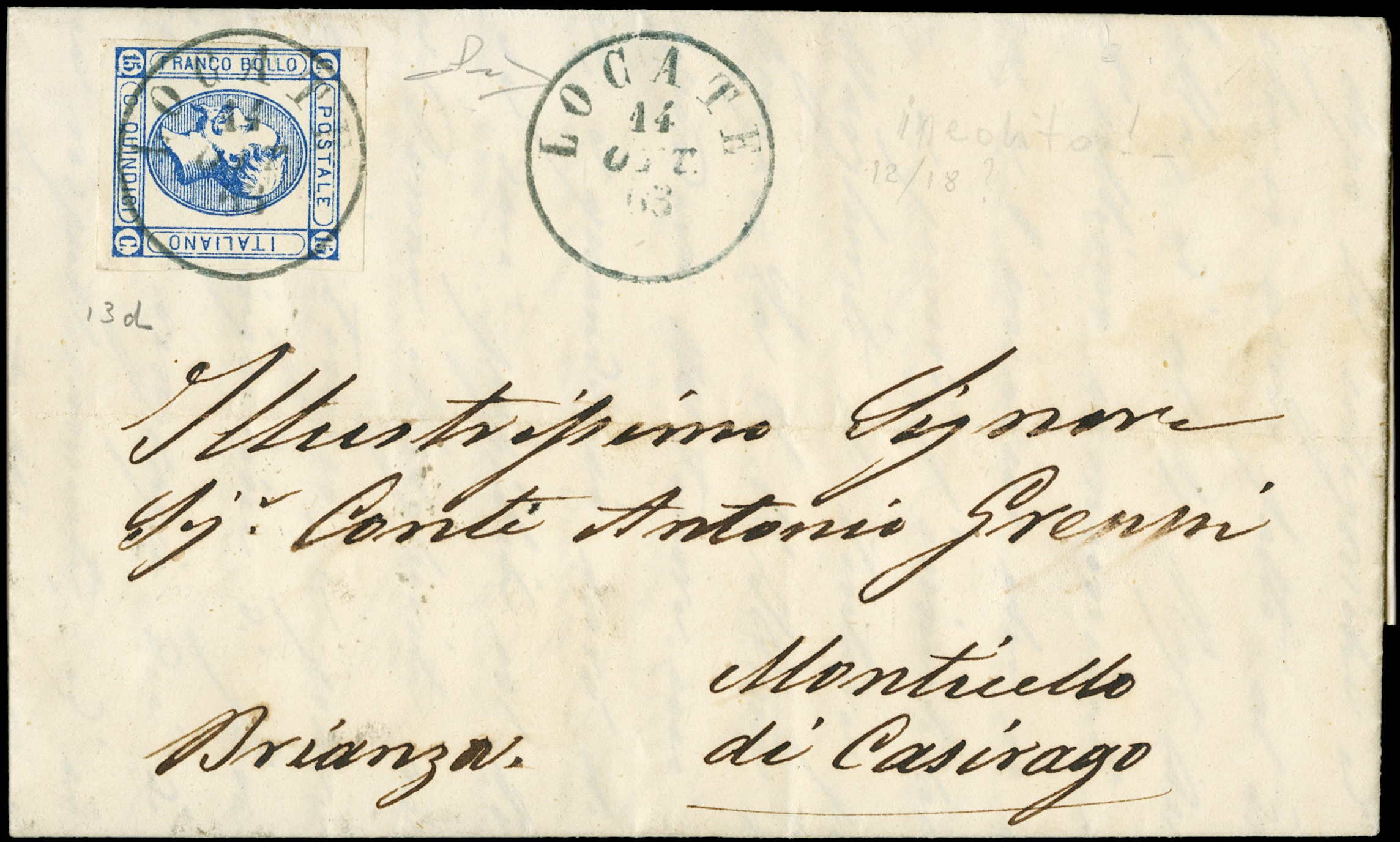 Lot 114 - lombardo veneto Annullamenti - Zanaria Aste s.r.l. 9th Philatelic Auction Lot 114 - lombardo veneto Annullamenti - Zanaria Aste s.r.l. 9th Philatelic Auction