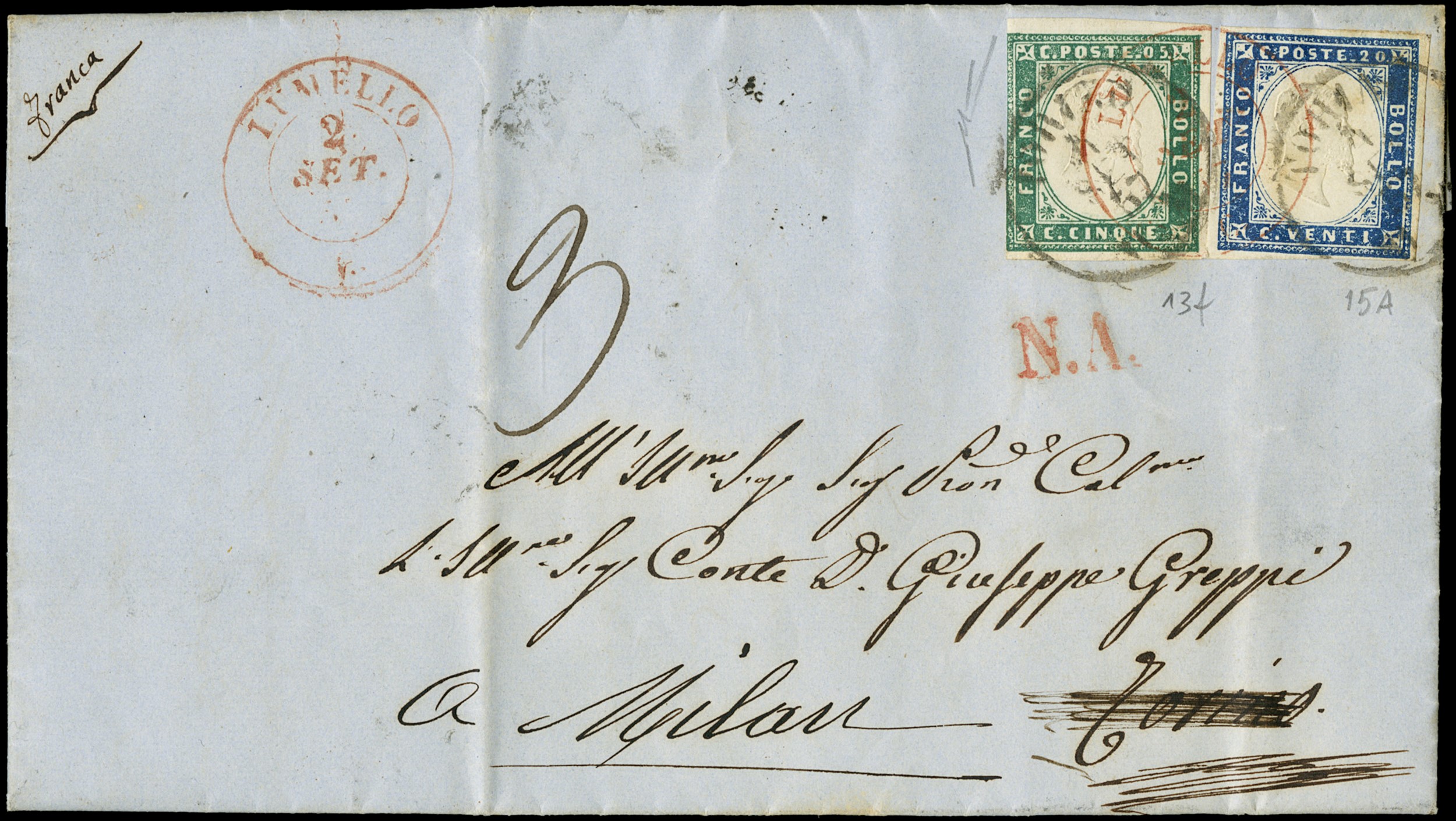 Lot 374 - sardegna Annullamenti - Zanaria Aste s.r.l. 9th Philatelic Auction Lot 374 - sardegna Annullamenti - Zanaria Aste s.r.l. 9th Philatelic Auction