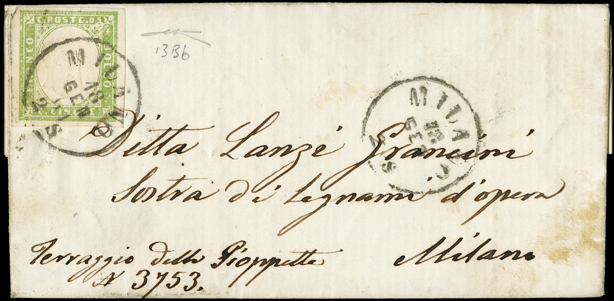 Lot 116 - lombardo veneto Annullamenti - Zanaria Aste s.r.l. 9th Philatelic Auction Lot 116 - lombardo veneto Annullamenti - Zanaria Aste s.r.l. 9th Philatelic Auction