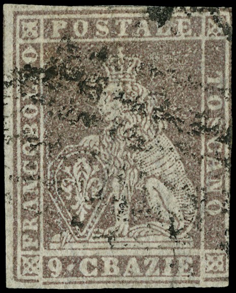 Lot 458 - toscana posta ordinaria - Zanaria Aste s.r.l. 9th Philatelic Auction Lot 458 - toscana posta ordinaria - Zanaria Aste s.r.l. 9th Philatelic Auction