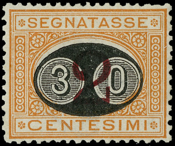 Lot 1175 - ITALIA REGNO SEGNATASSE -  Zanaria Aste s.r.l. 9th Philatelic Auction
