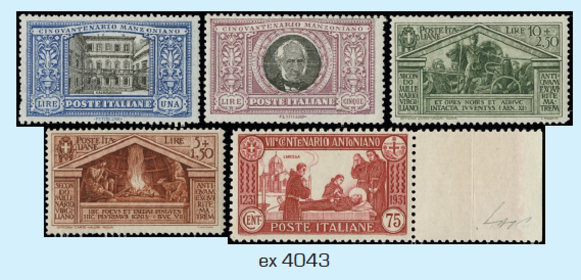 Lot 4043 - ITALIA REGNO lotti e collezioni -  Zanaria Aste s.r.l. 9th Philatelic Auction