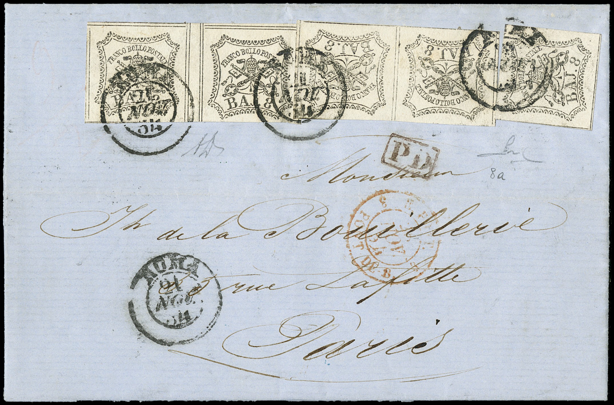 Lot 226 - pontificio posta ordinaria -  Zanaria Aste s.r.l. 9th Philatelic Auction