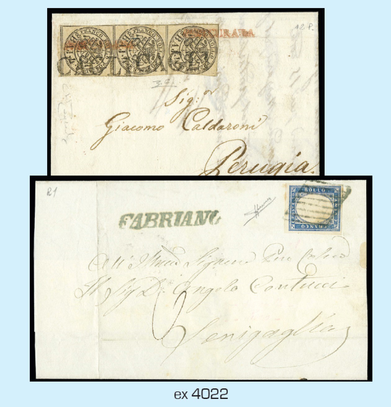 Lot 4022 - pontificio lotti e collezioni -  Zanaria Aste s.r.l. 9th Philatelic Auction