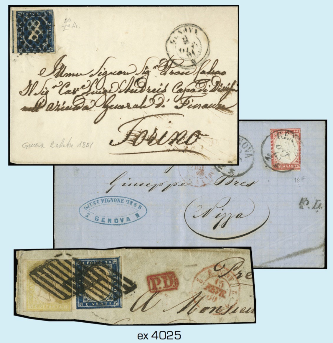 Lot 4025 - sardegna lotti e collezioni -  Zanaria Aste s.r.l. 9th Philatelic Auction