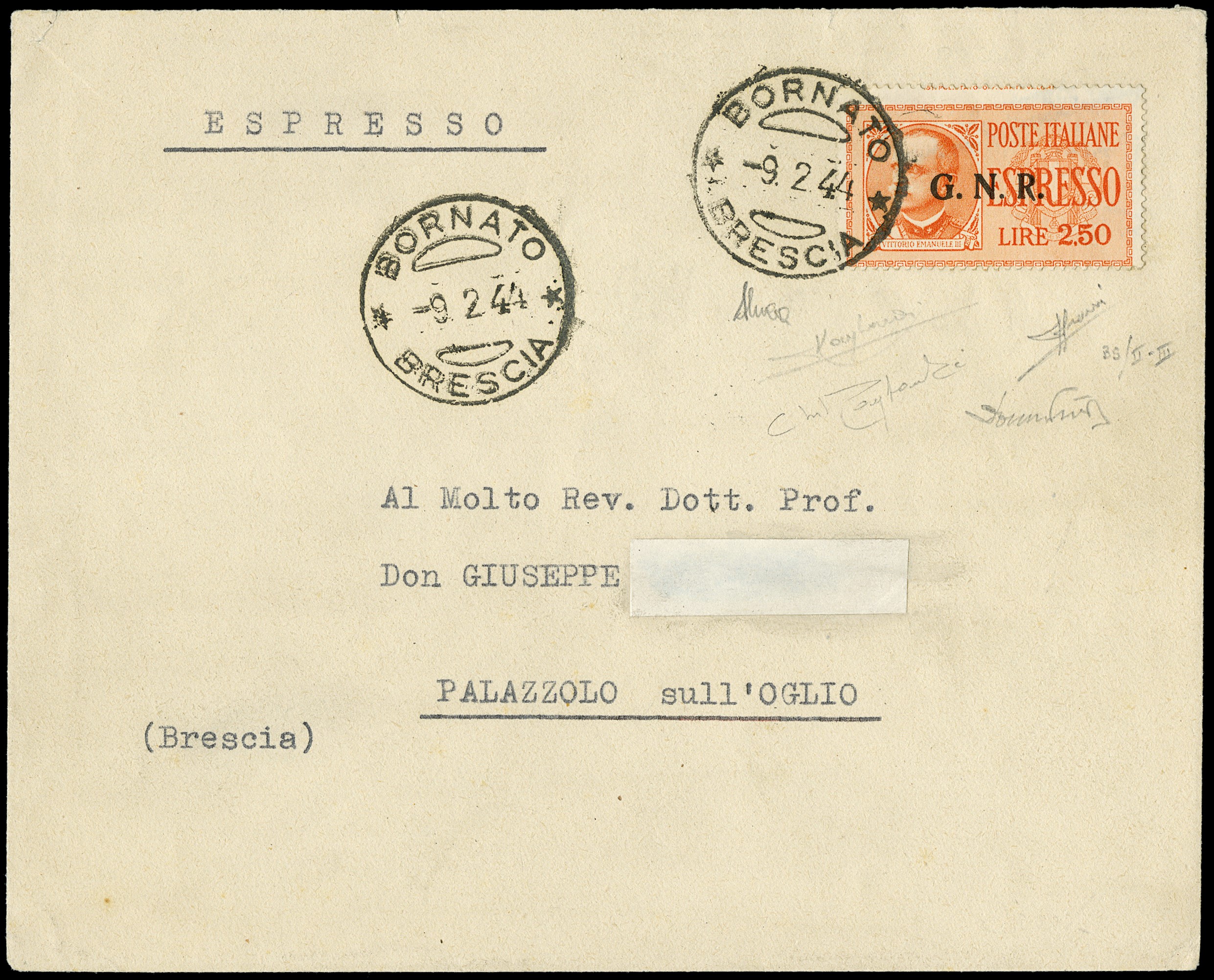 Lot 1236 - ITALIA RSI ESPRESSI -  Zanaria Aste s.r.l. 9th Philatelic Auction