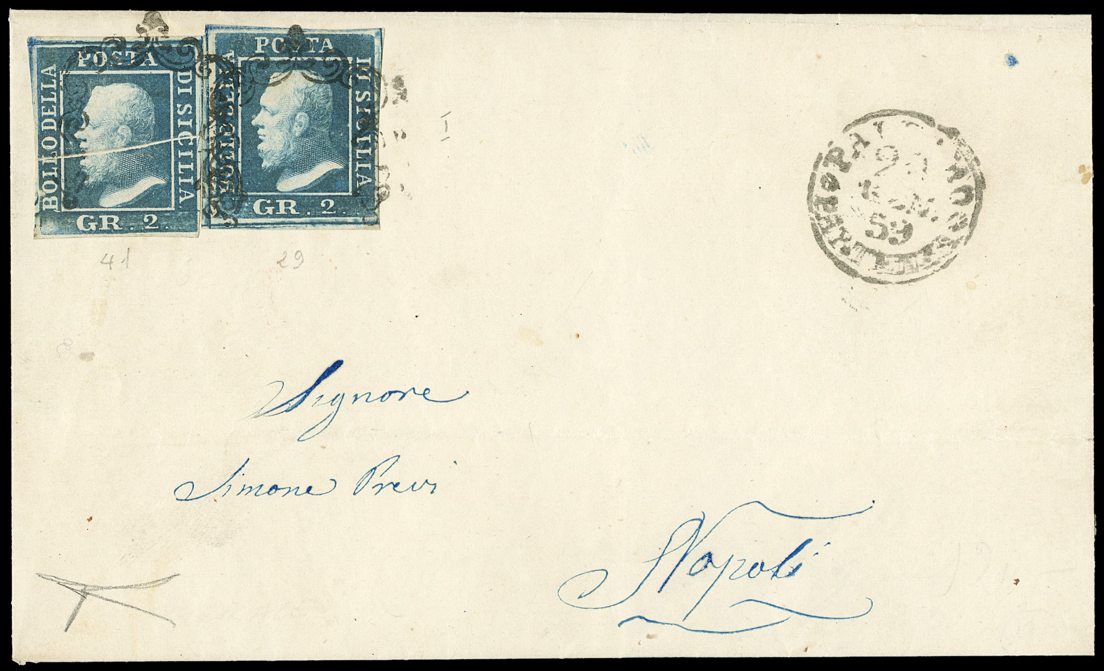 Lot 424 - sicilia posta ordinaria - Zanaria Aste s.r.l. 9th Philatelic Auction Lot 424 - sicilia posta ordinaria - Zanaria Aste s.r.l. 9th Philatelic Auction