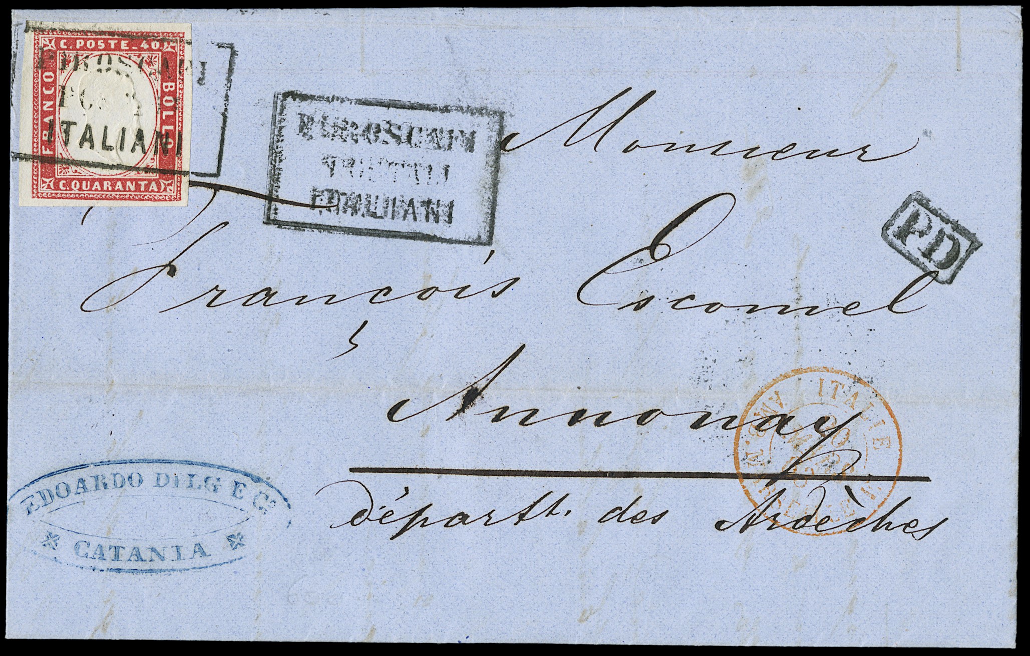 Lot 385 - sardegna Annullamenti -  Zanaria Aste s.r.l. 9th Philatelic Auction
