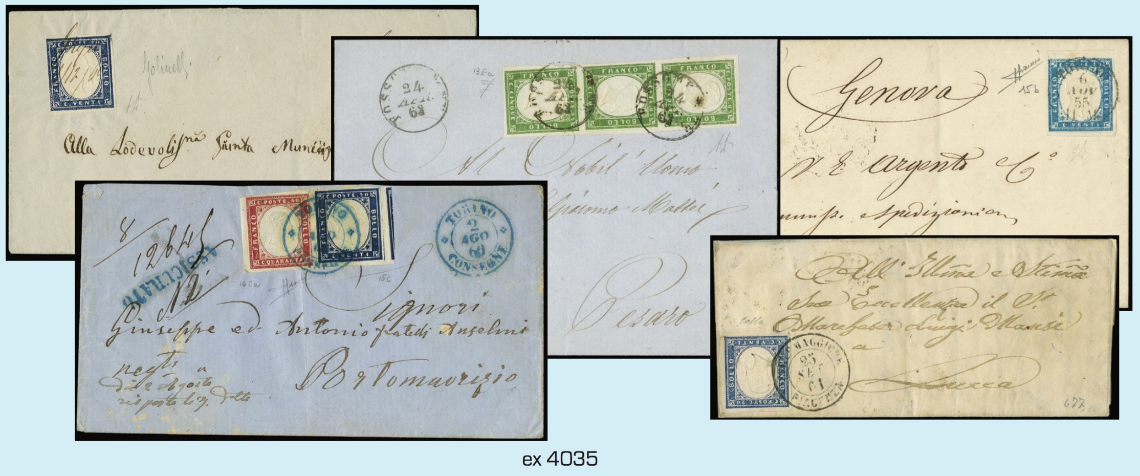 Lot 4035 - sardegna lotti e collezioni -  Zanaria Aste s.r.l. 9th Philatelic Auction