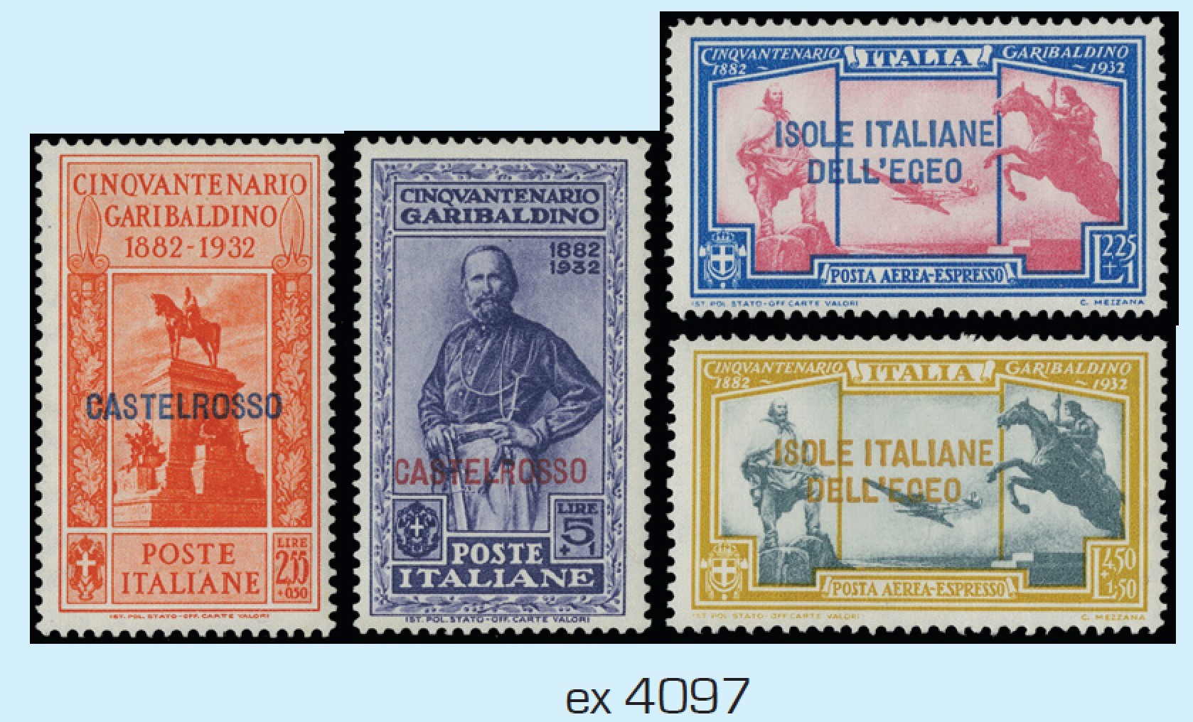 Lot 4097 - Colonie Italiane - Egeo lotti e collezioni -  Zanaria Aste s.r.l. 9th Philatelic Auction