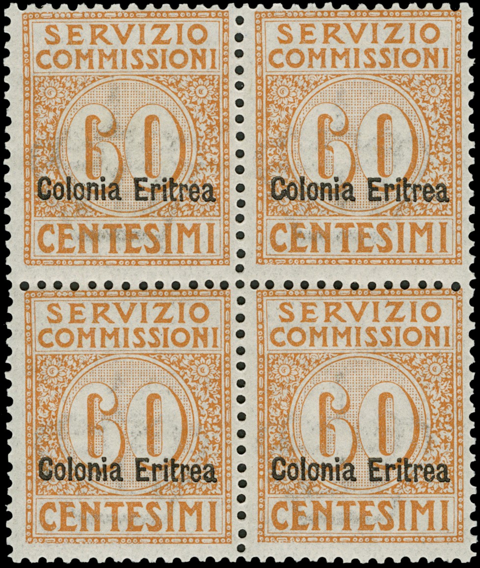 Lot 1361 - Colonie Italiane - Eritrea posta ordinaria - Zanaria Aste s.r.l. 9th Philatelic Auction Lot 1361 - Colonie Italiane - Eritrea posta ordinaria - Zanaria Aste s.r.l. 9th Philatelic Auction