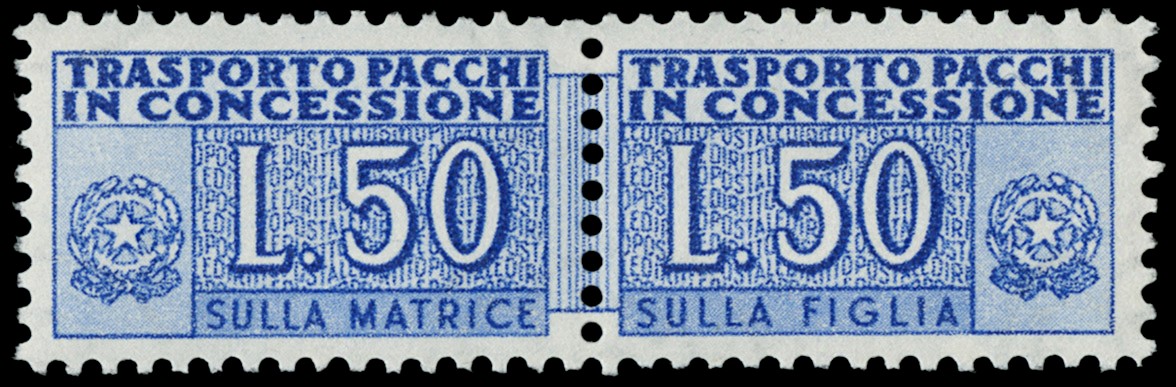 Lot 2015 - ITALIA REPUBBLICA Pacchi in Concessione - Zanaria Aste s.r.l. 9th Philatelic Auction Lot 2015 - ITALIA REPUBBLICA Pacchi in Concessione - Zanaria Aste s.r.l. 9th Philatelic Auction