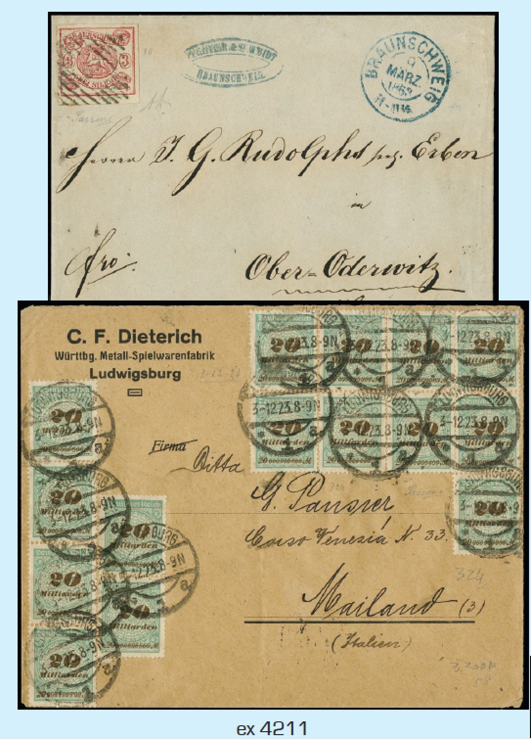 Lot 4211 - germania lotti e collezioni - Zanaria Aste s.r.l. 9th Philatelic Auction Lot 4211 - germania lotti e collezioni - Zanaria Aste s.r.l. 9th Philatelic Auction