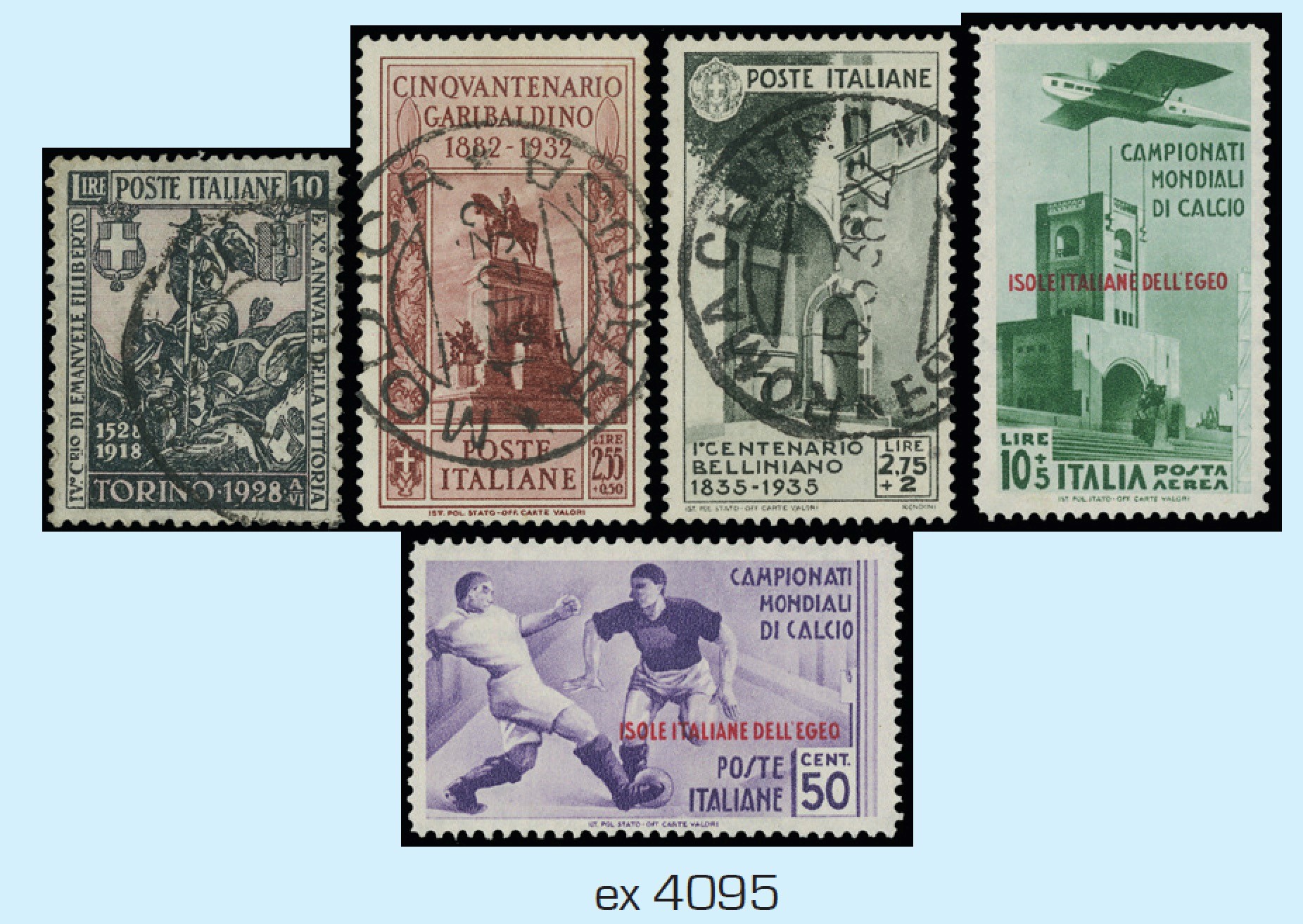 Lot 4095 - ITALIA - AREA ITALIANA lotti e collezioni -  Zanaria Aste s.r.l. 9th Philatelic Auction