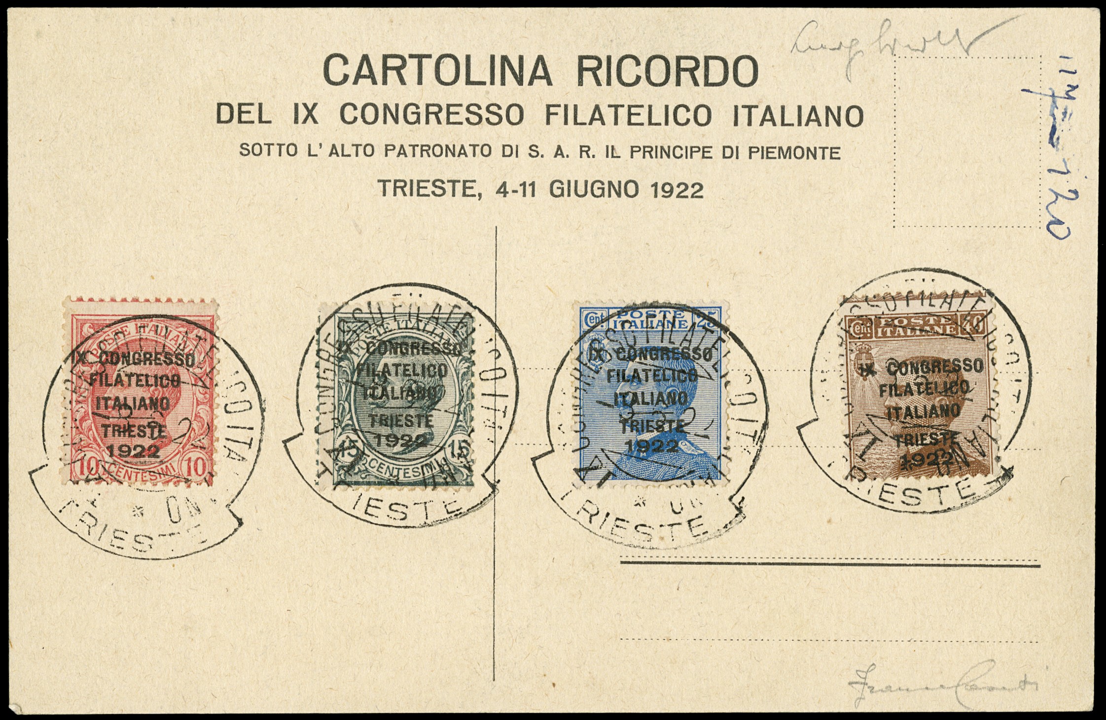 Lot 1123 - ITALIA REGNO posta ordinaria -  Zanaria Aste s.r.l. 9th Philatelic Auction