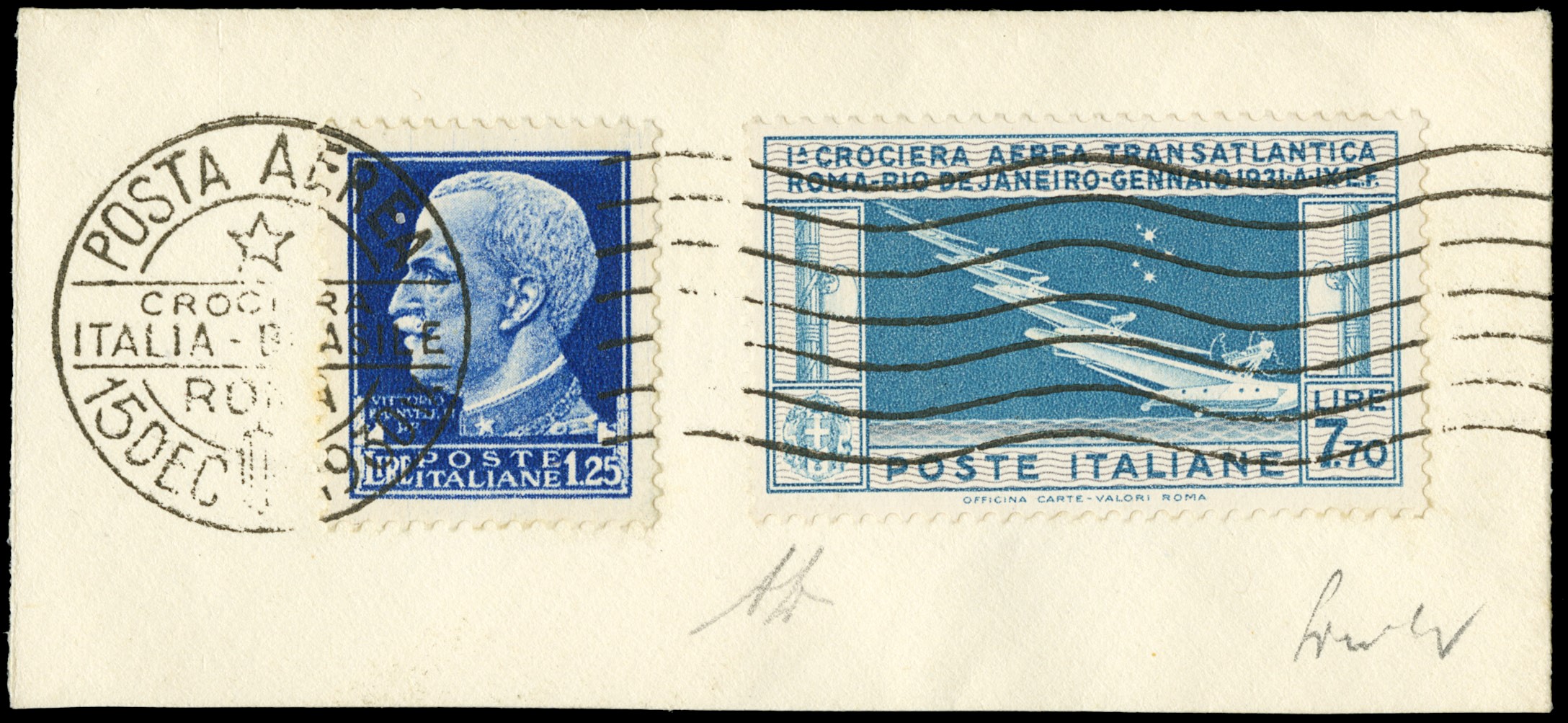 Lot 1144 - ITALIA REGNO posta aerea - Zanaria Aste s.r.l. 9th Philatelic Auction Lot 1144 - ITALIA REGNO posta aerea - Zanaria Aste s.r.l. 9th Philatelic Auction