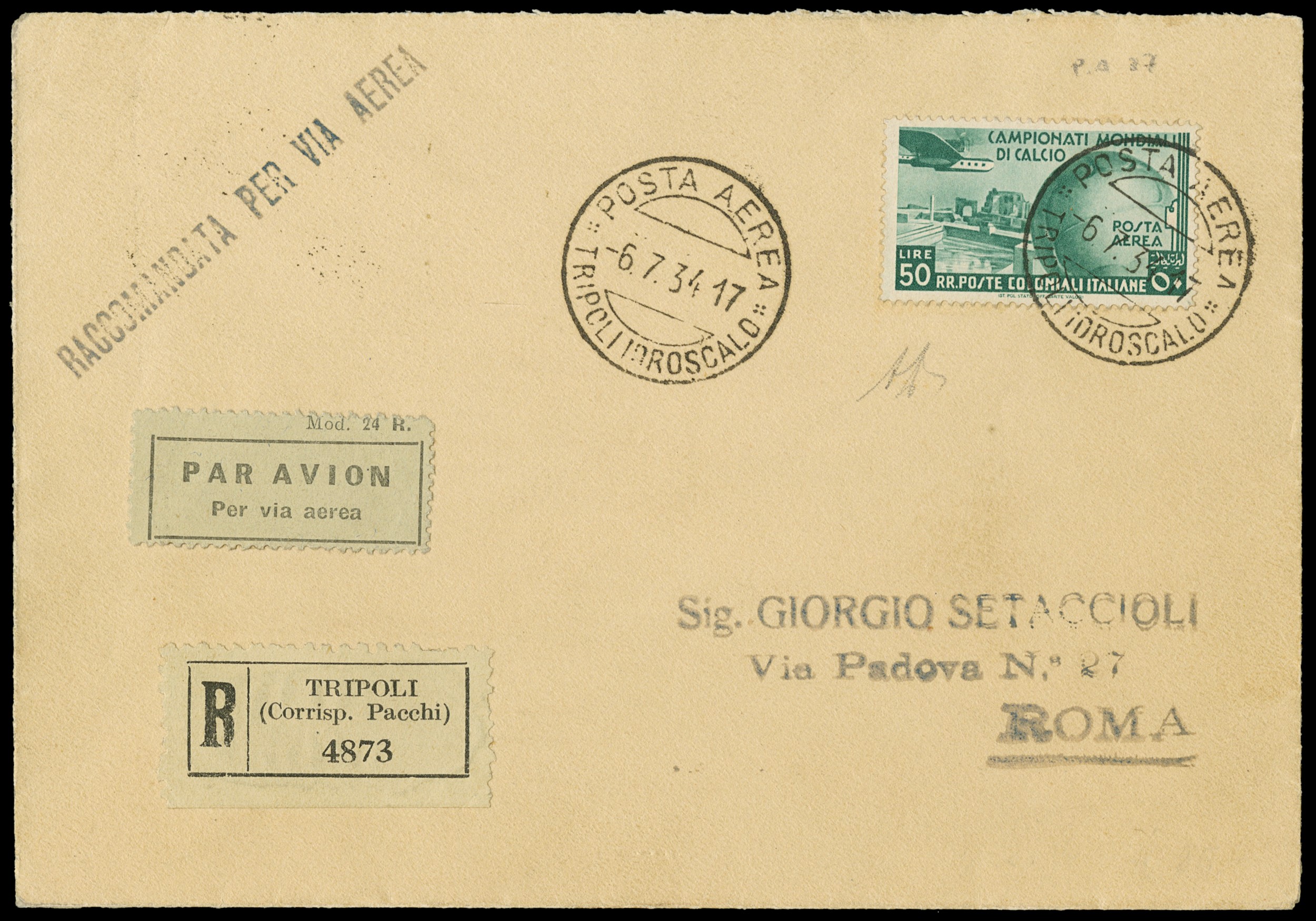 Lot 1351 - COLONIE ITALIANE - EMISSIONI GENERALI posta ordinaria -  Zanaria Aste s.r.l. 9th Philatelic Auction