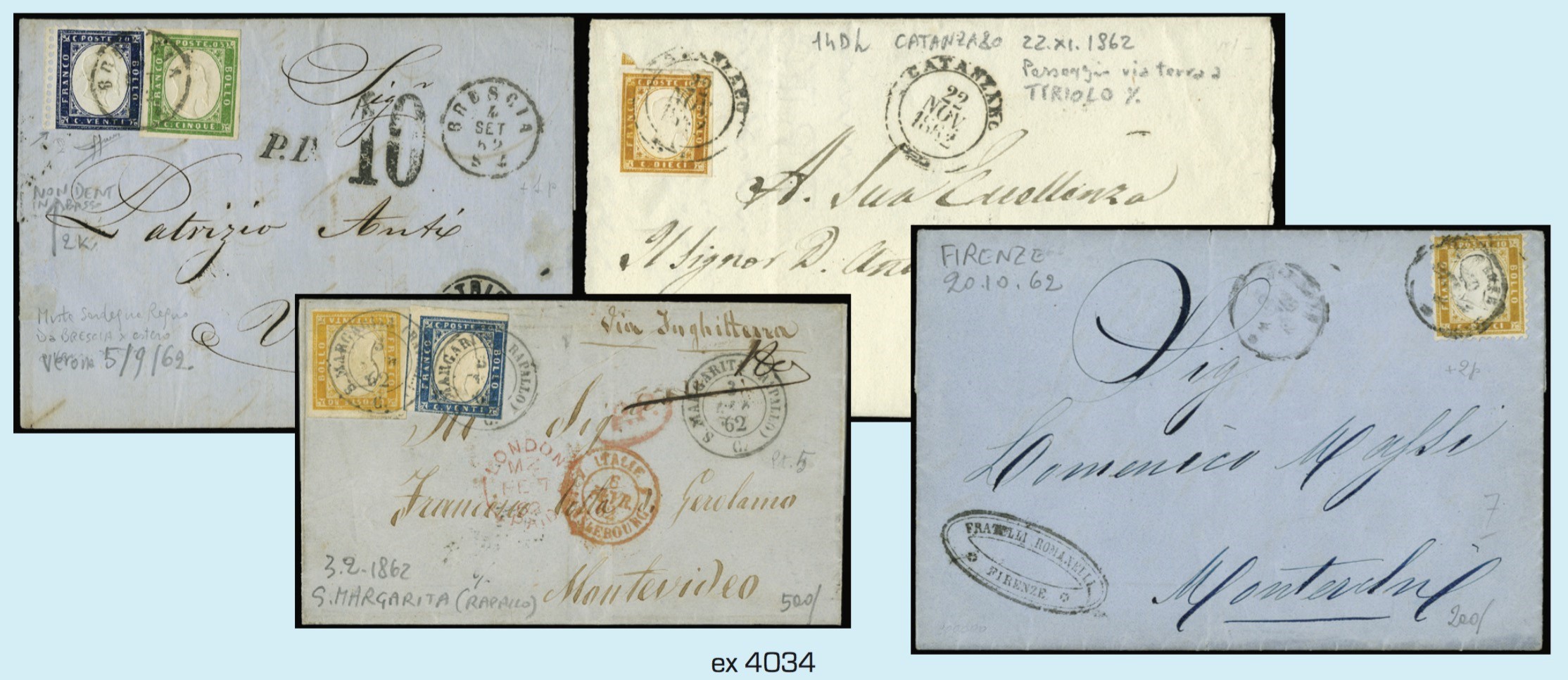 Lot 4034 - italia lotti e collezioni -  Zanaria Aste s.r.l. 9th Philatelic Auction