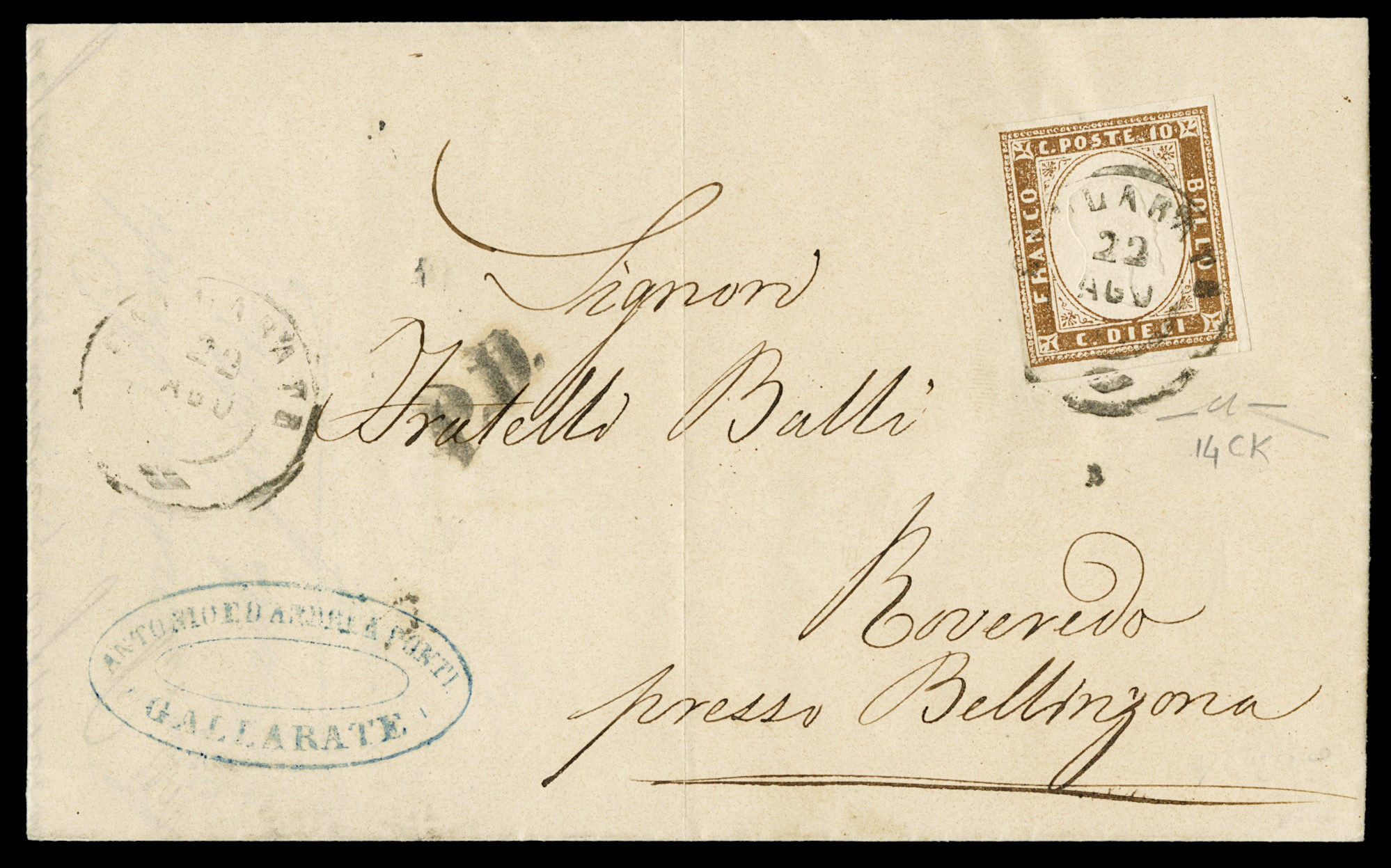 Lot 341 - sardegna posta ordinaria -  Zanaria Aste s.r.l. 9th Philatelic Auction
