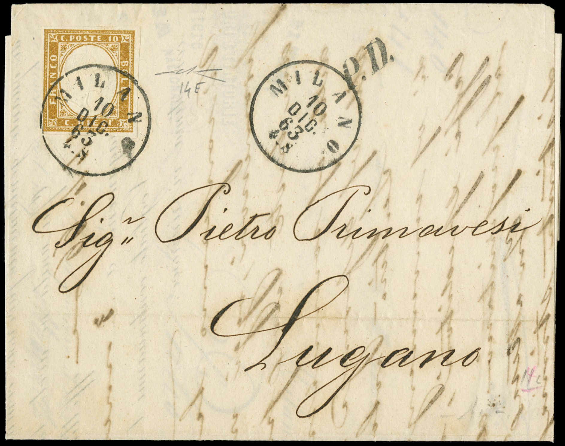 Lot 344 - sardegna posta ordinaria -  Zanaria Aste s.r.l. 9th Philatelic Auction