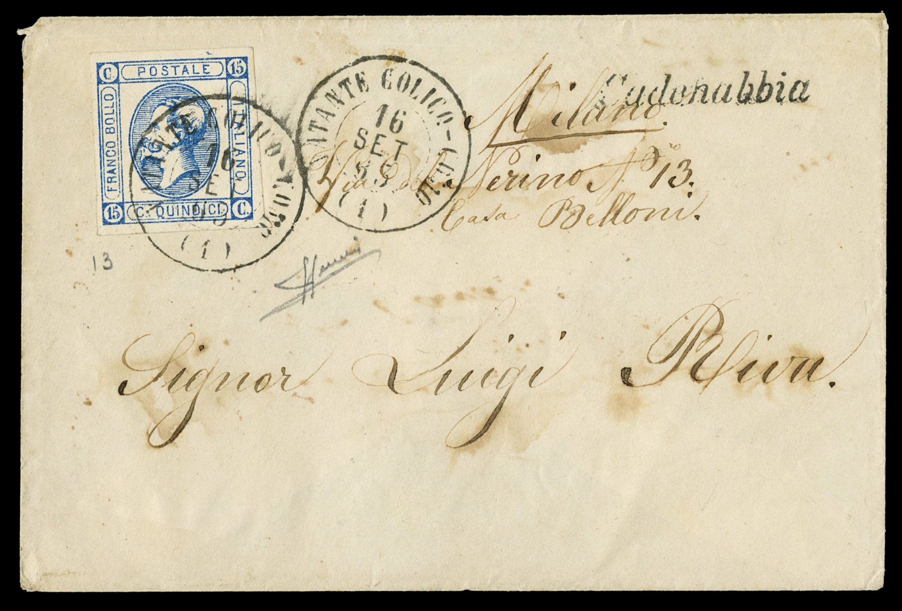 Lot 102 - lombardo veneto Annullamenti - Zanaria Aste s.r.l. 9th Philatelic Auction Lot 102 - lombardo veneto Annullamenti - Zanaria Aste s.r.l. 9th Philatelic Auction