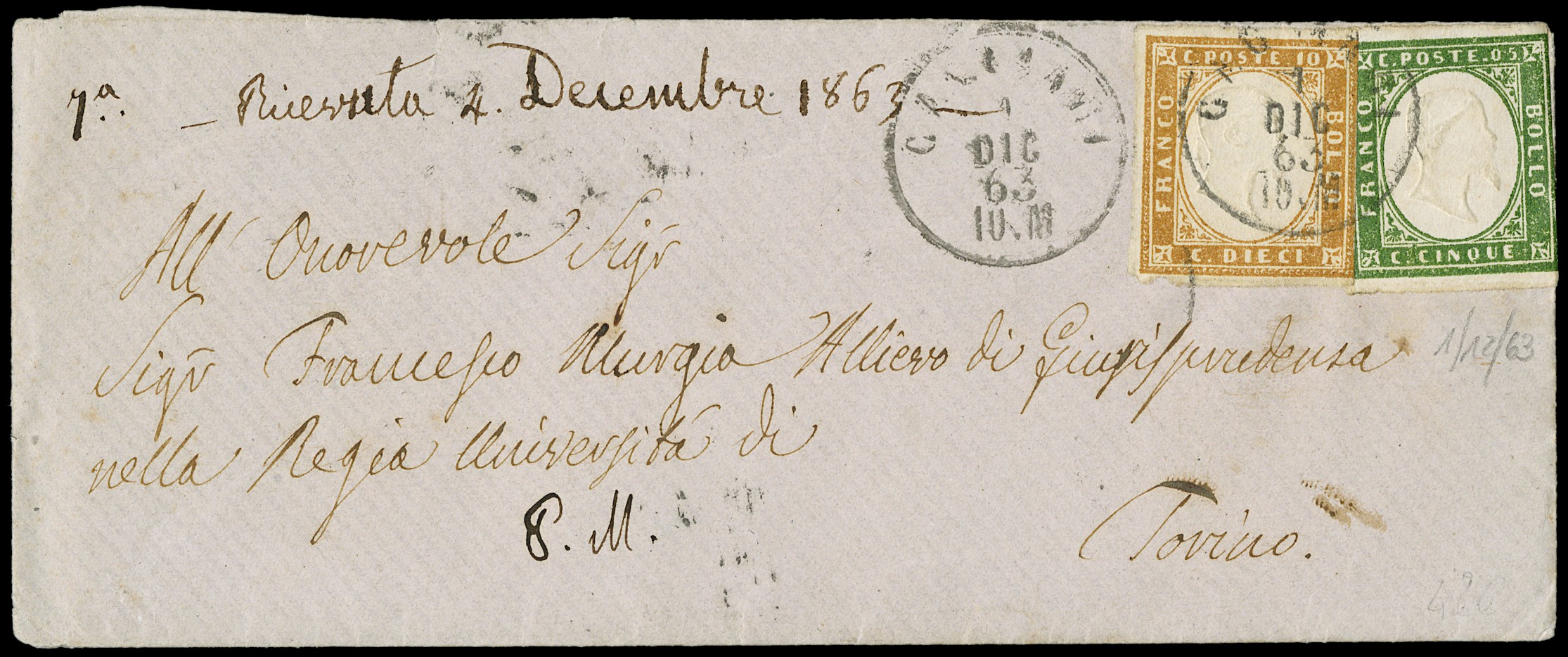 Lot 331 - sardegna posta ordinaria -  Zanaria Aste s.r.l. 9th Philatelic Auction