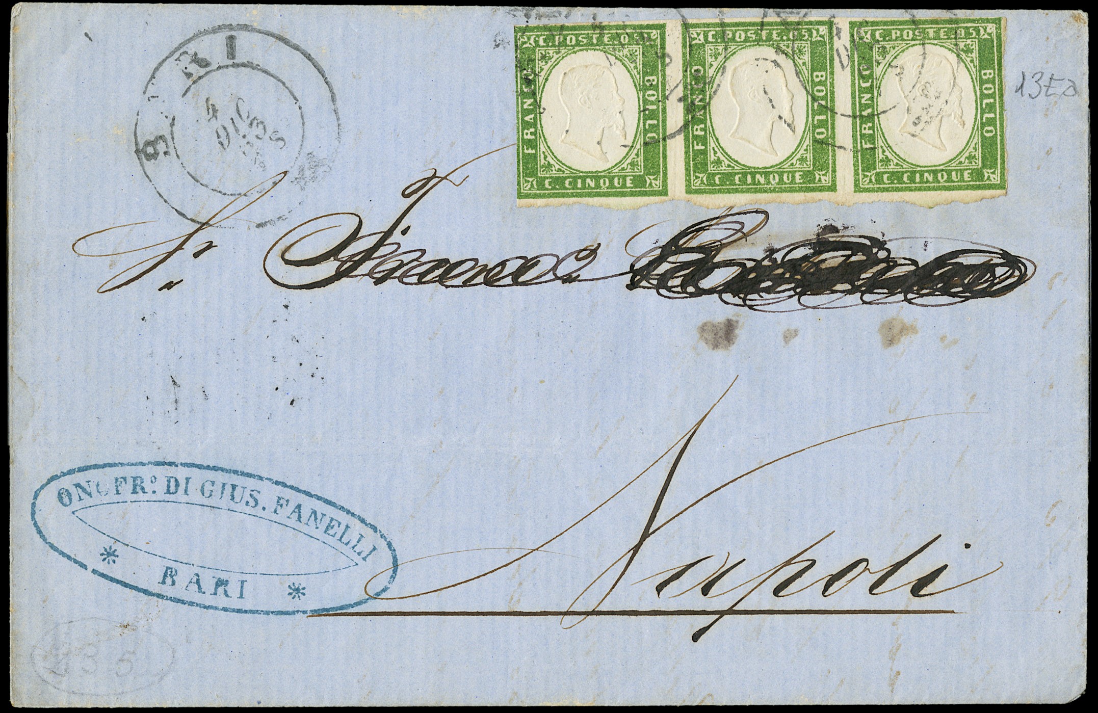 Lot 333 - sardegna posta ordinaria -  Zanaria Aste s.r.l. 9th Philatelic Auction