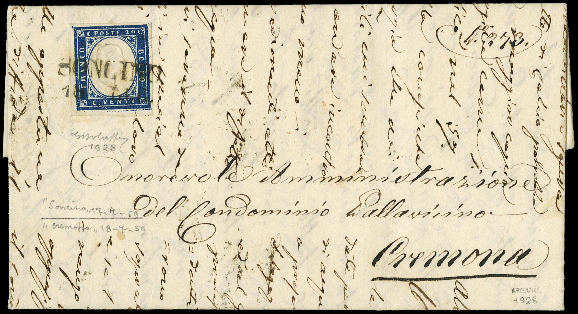 Lot 64 - lombardo veneto Governo Provvisorio -  Zanaria Aste s.r.l. 9th Philatelic Auction
